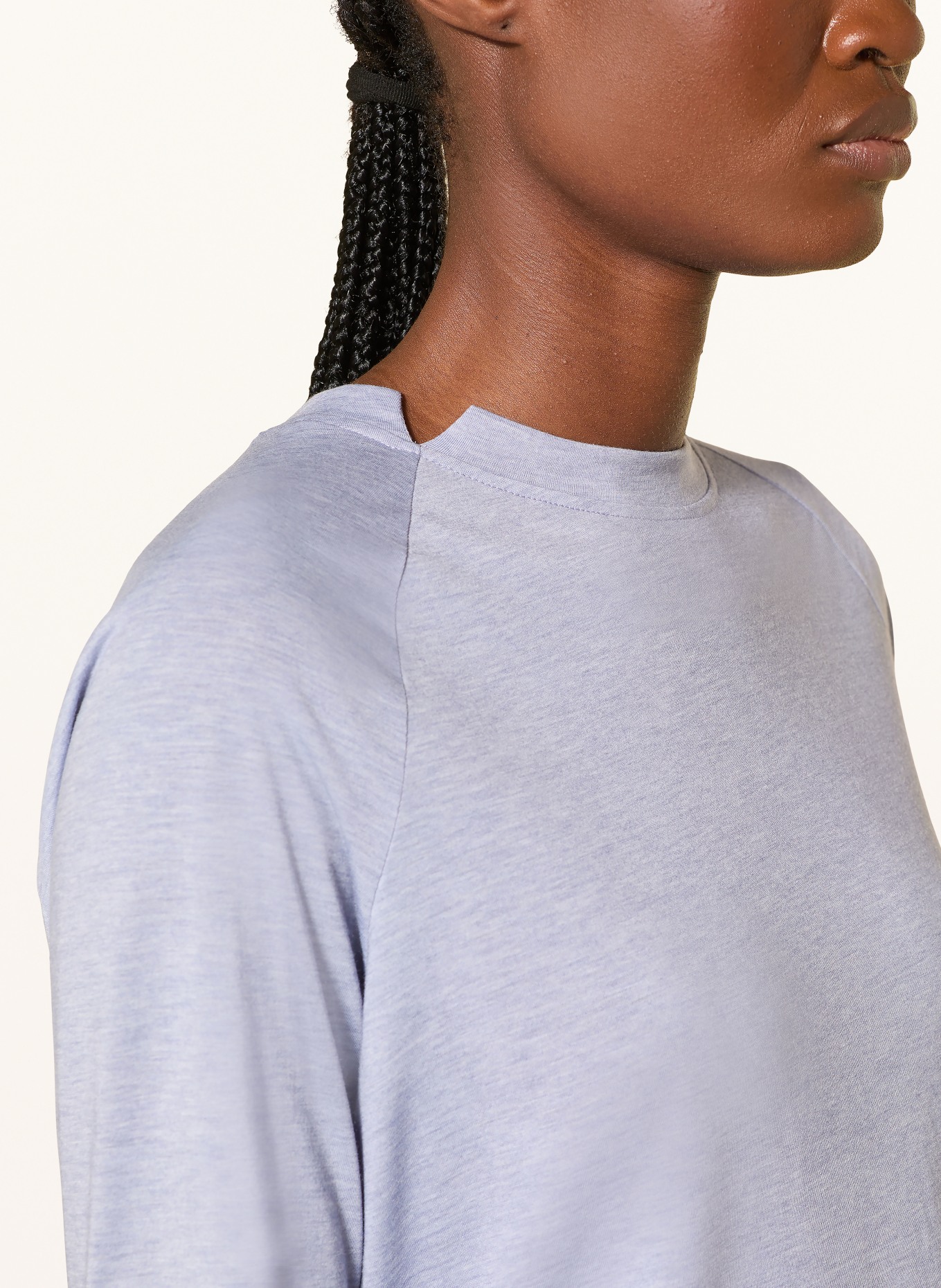 VAUDE Langarmshirt SKOMER III: HELLLILA