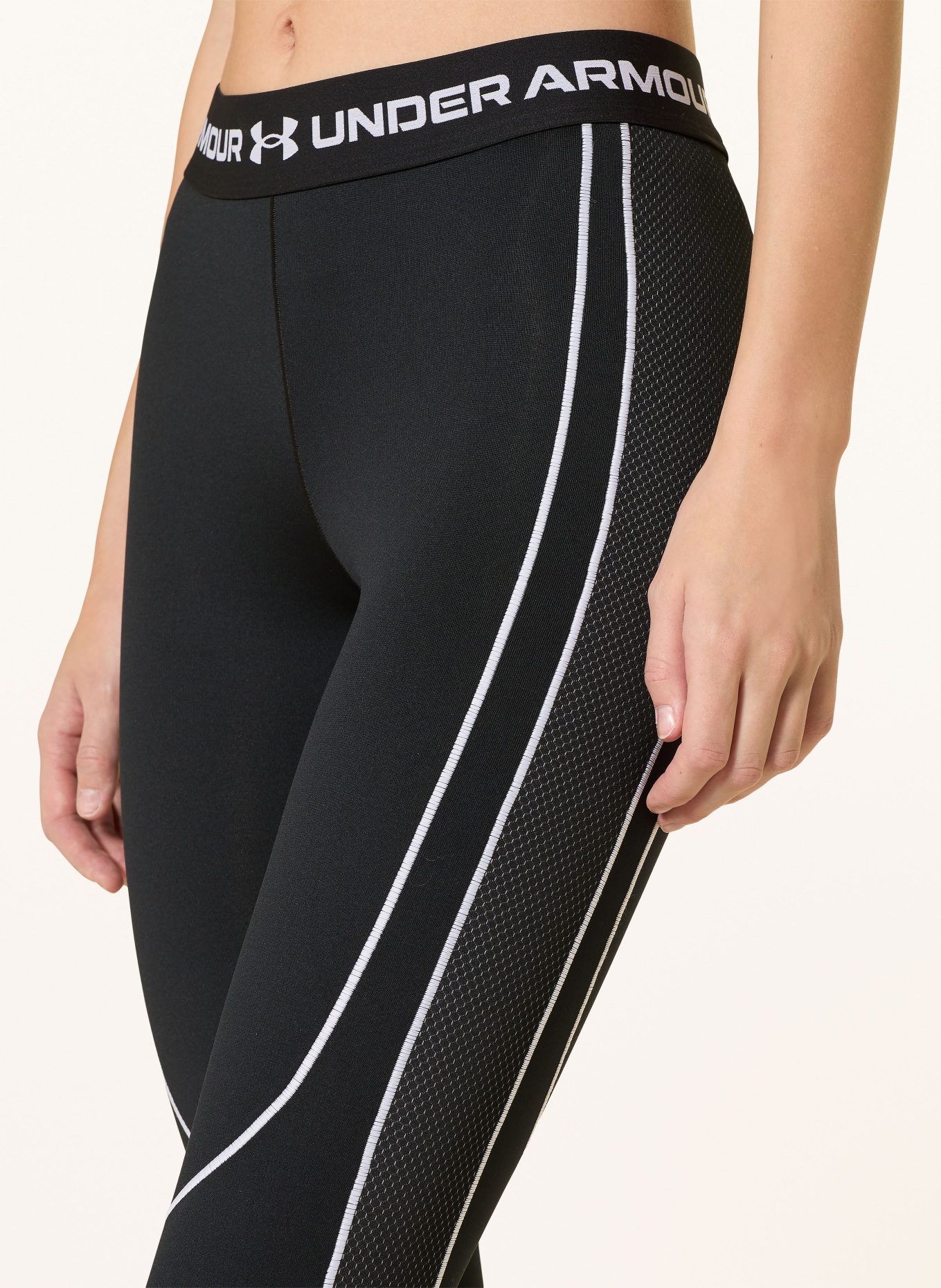 UNDER ARMOUR Tights UA COLDGEAR: SCHWARZ / WEISS