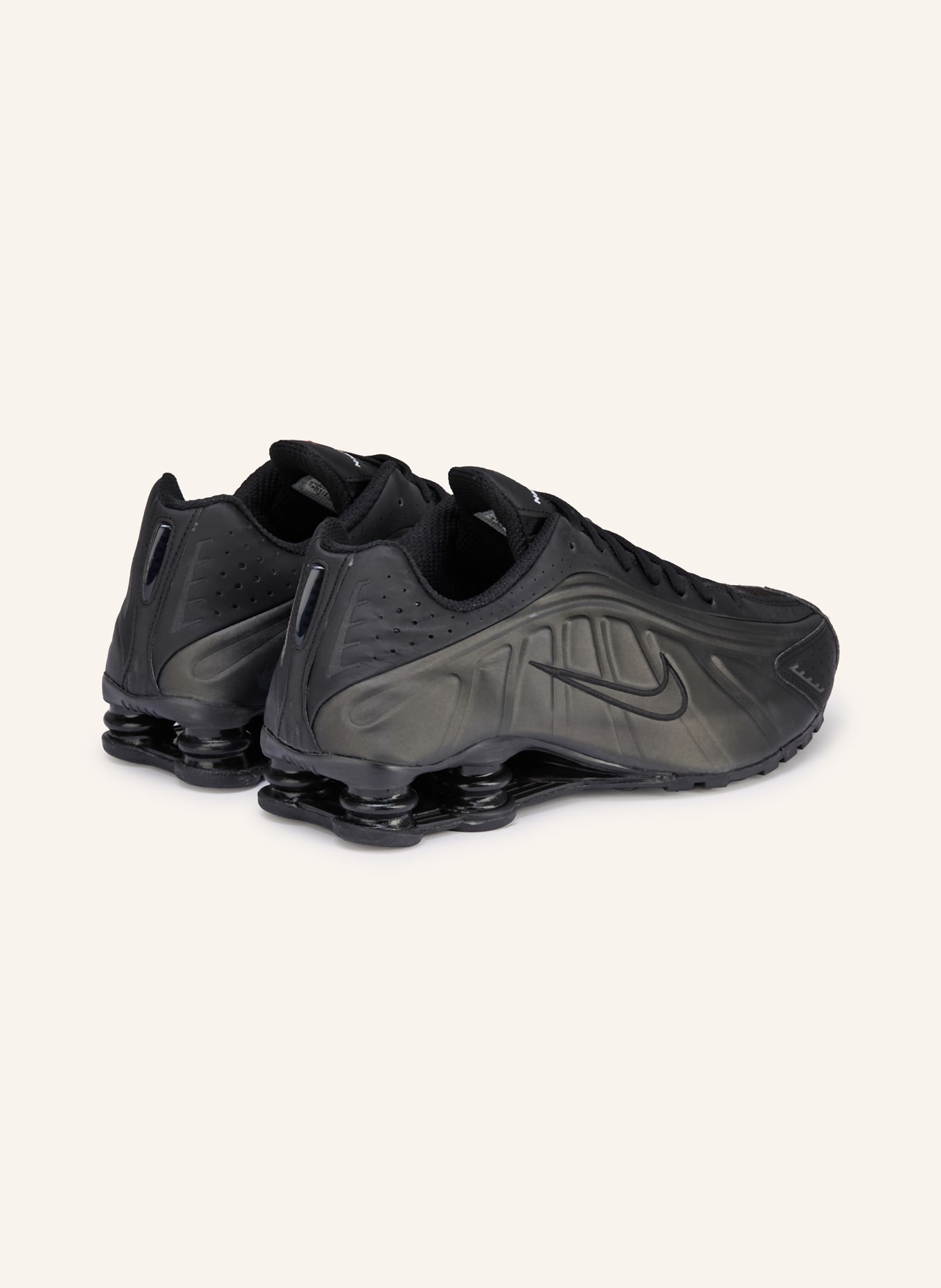 Nike Sneaker SHOX R4: SCHWARZ / DUNKELGRÜN