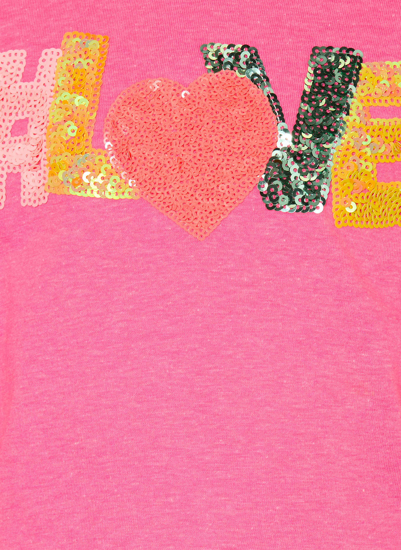 Billieblush Longsleeve mit Pailletten: PINK