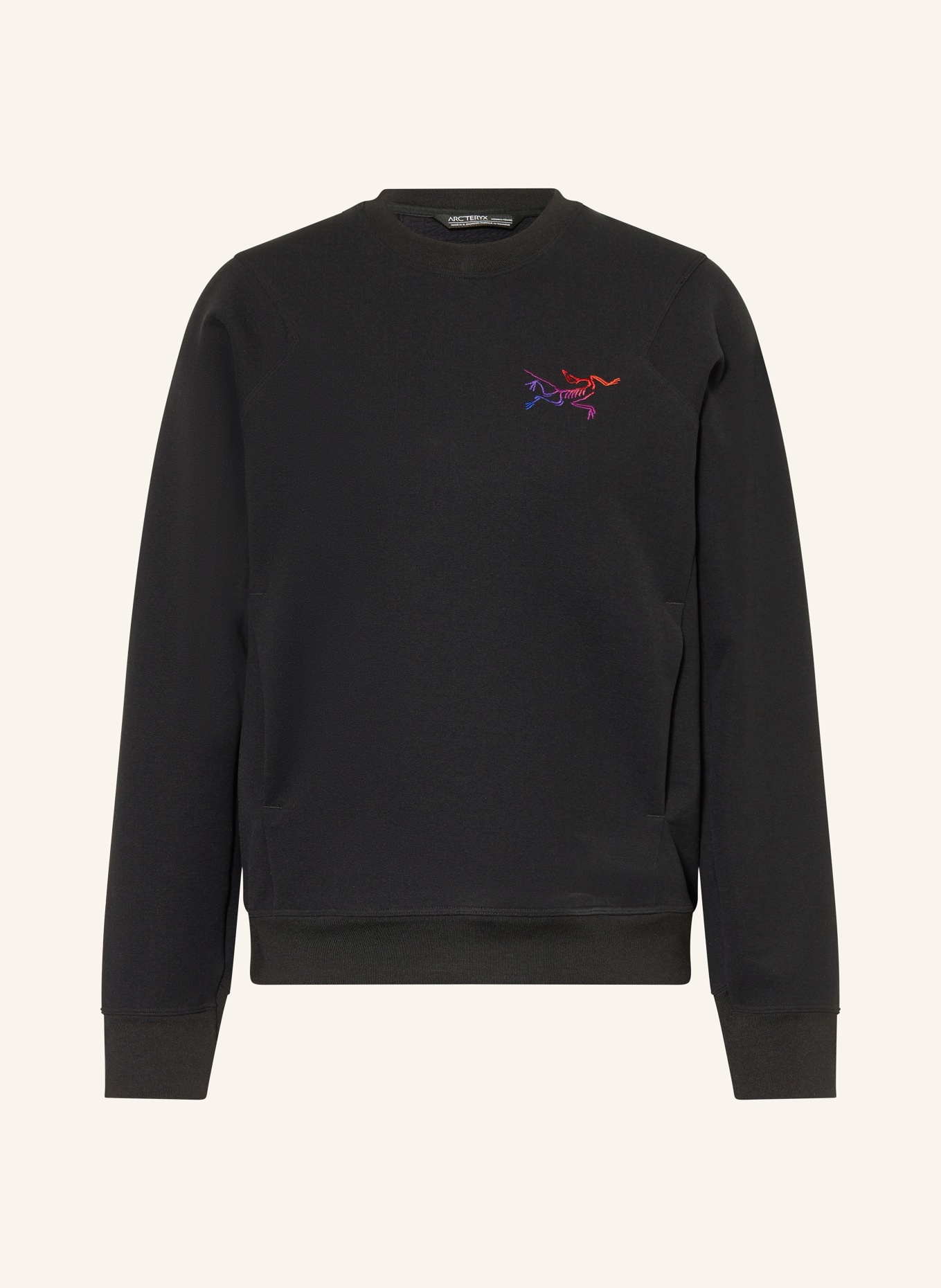 ARC'TERYX Pullover AESTAS CREW: SCHWARZ