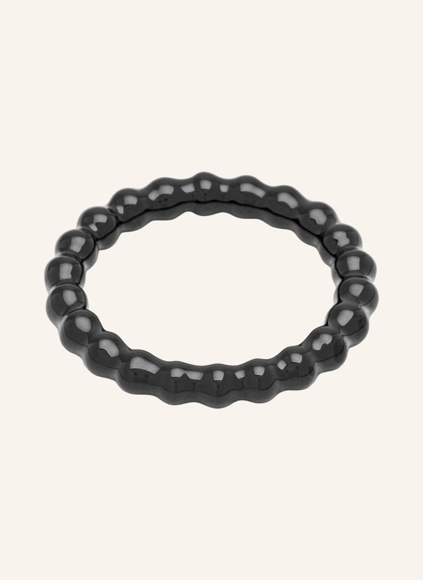LULU Copenhagen COLOR BALL ring: BLACK