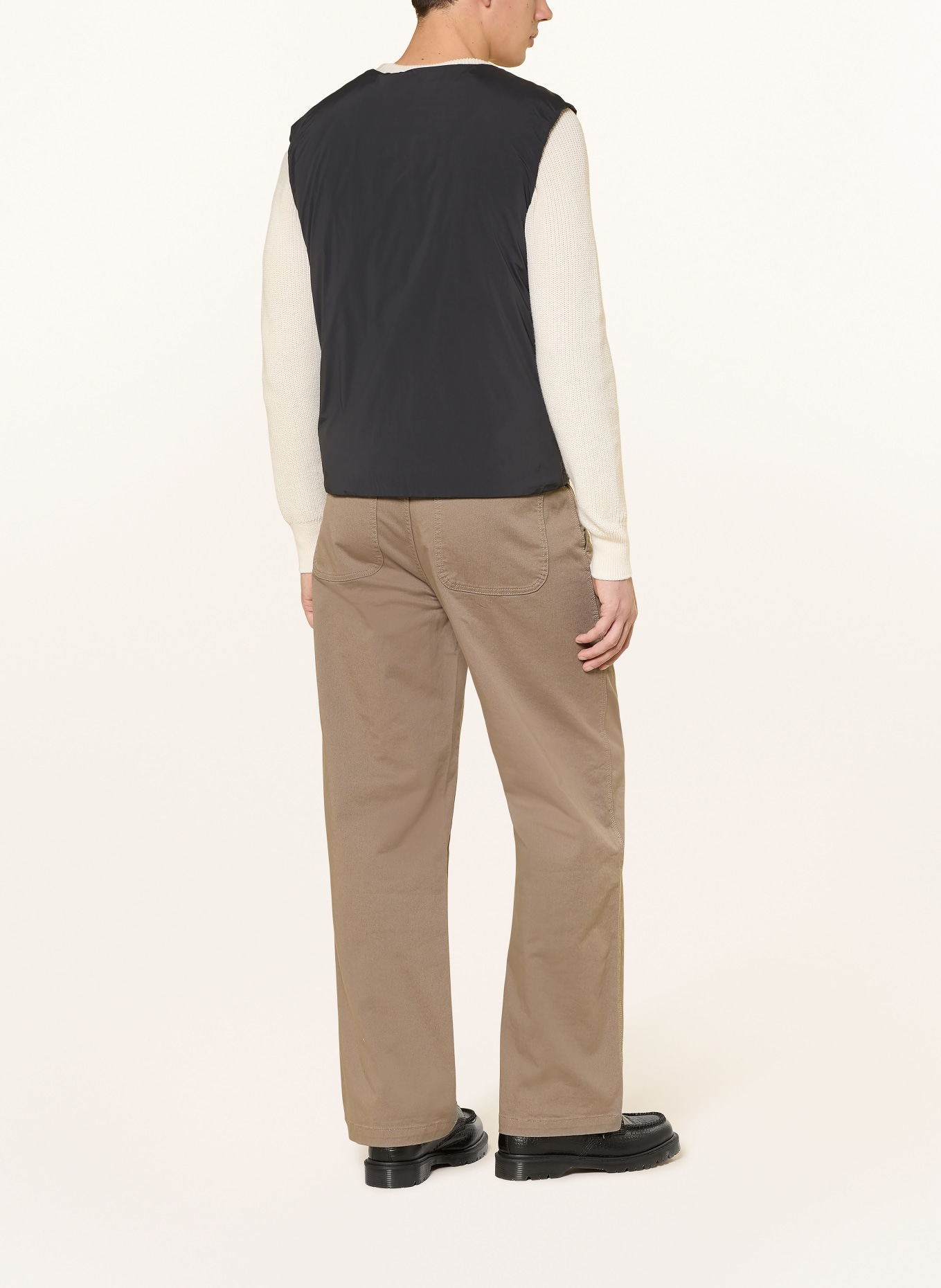 K-WAY Weste VALTY PLAIN WARM: SCHWARZ