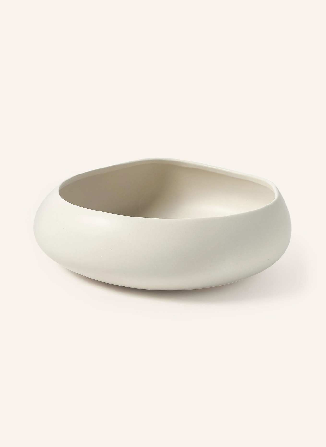 Westwing Collection Dekorativní mísa LATONA: KRÉMOVÁ