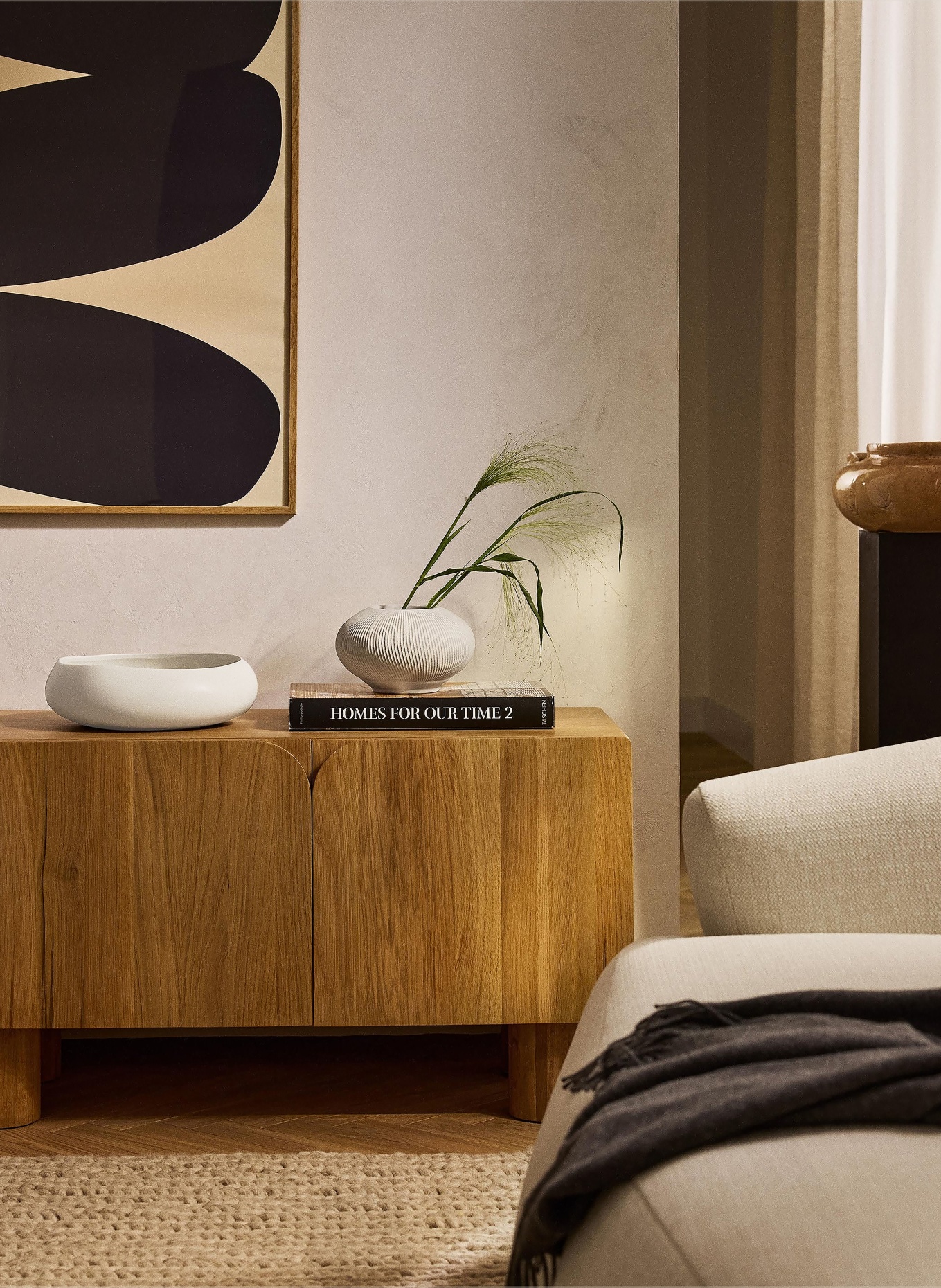 Westwing Collection Dekorativní mísa LATONA: KRÉMOVÁ