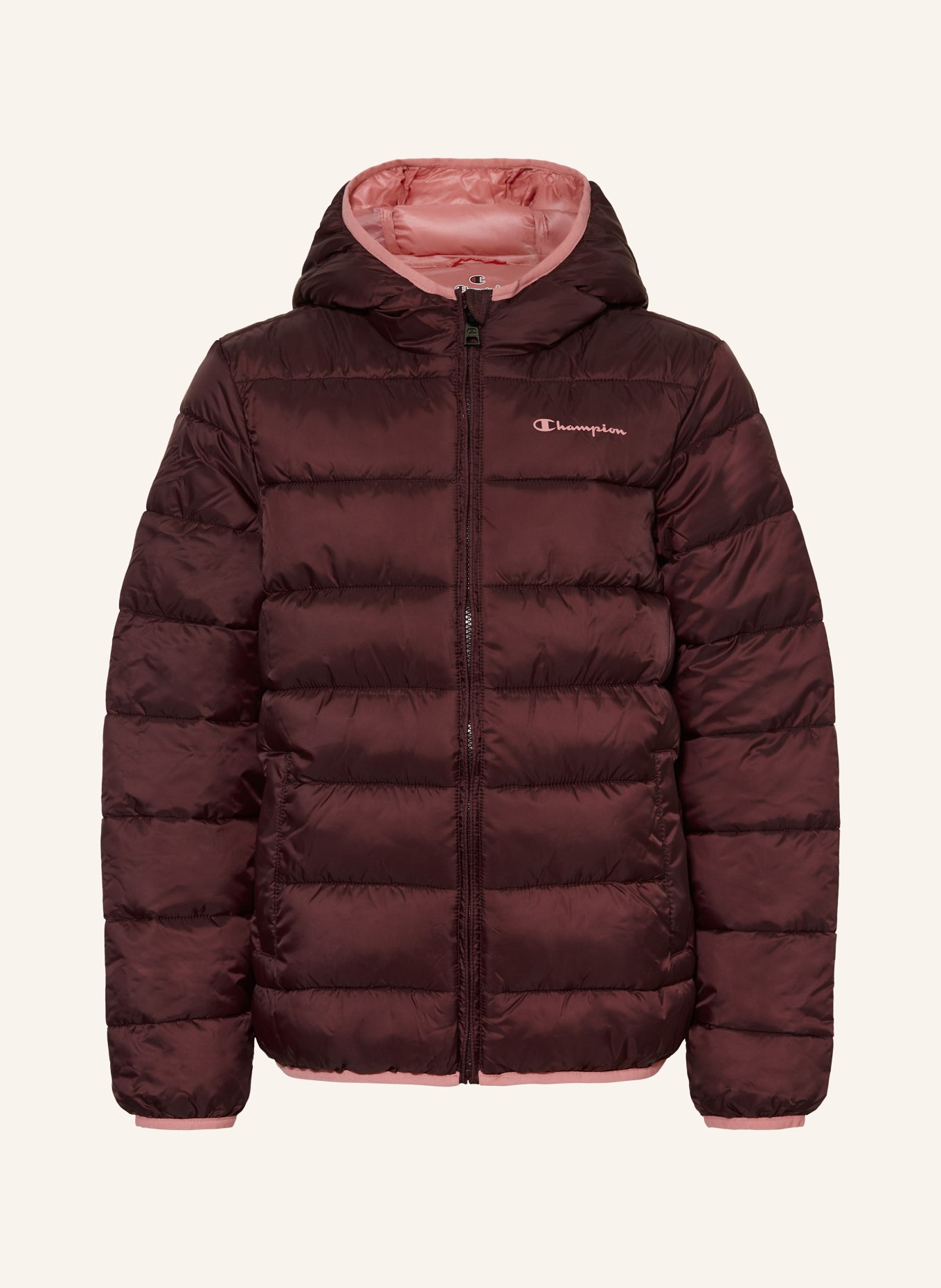 Champion Steppjacke: DUNKELROT