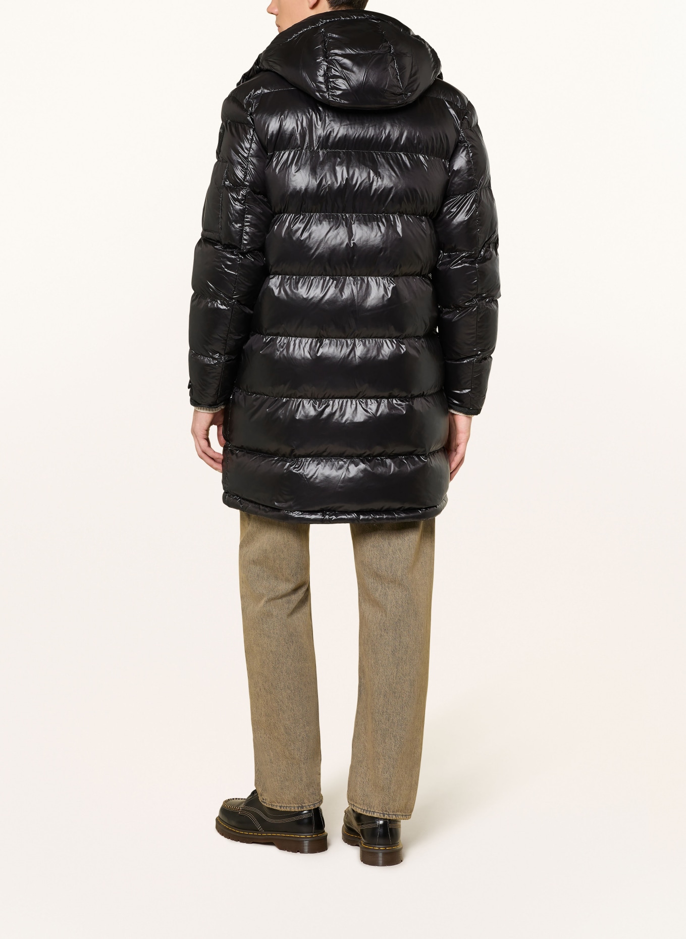 Blauer Steppmantel ALDRICH: SCHWARZ