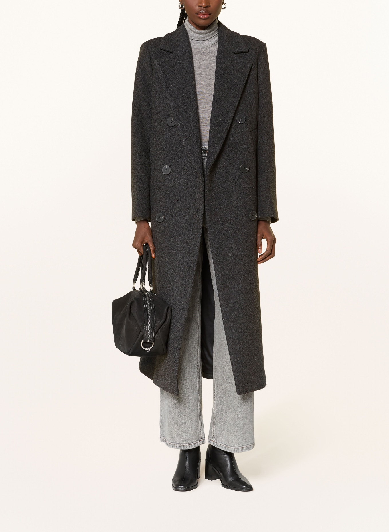 InWear Mantel YUNAHIW: DUNKELGRAU