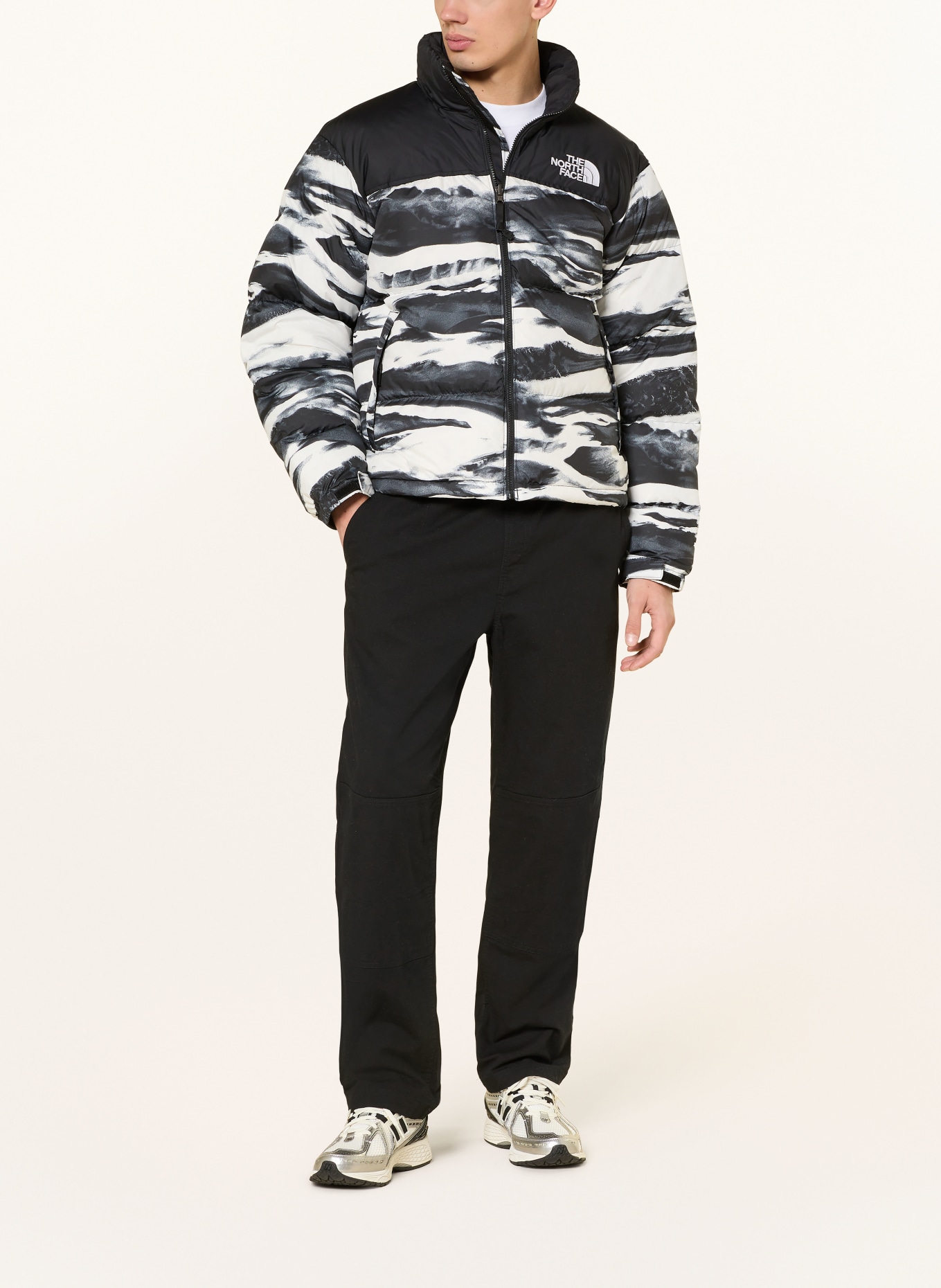 THE NORTH FACE Daunenjacke 1996 RETRO NUPTSE: SCHWARZ / WEISS