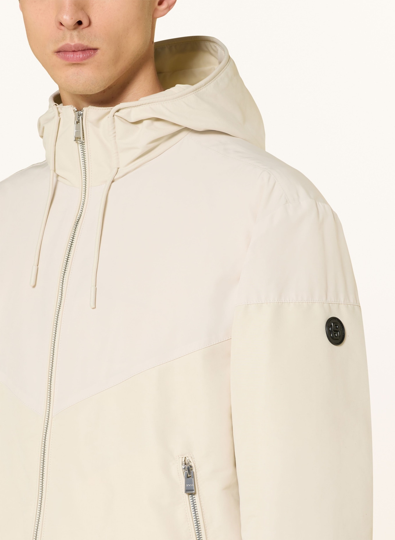 BOSS Regenjacke CIRENO4: ECRU