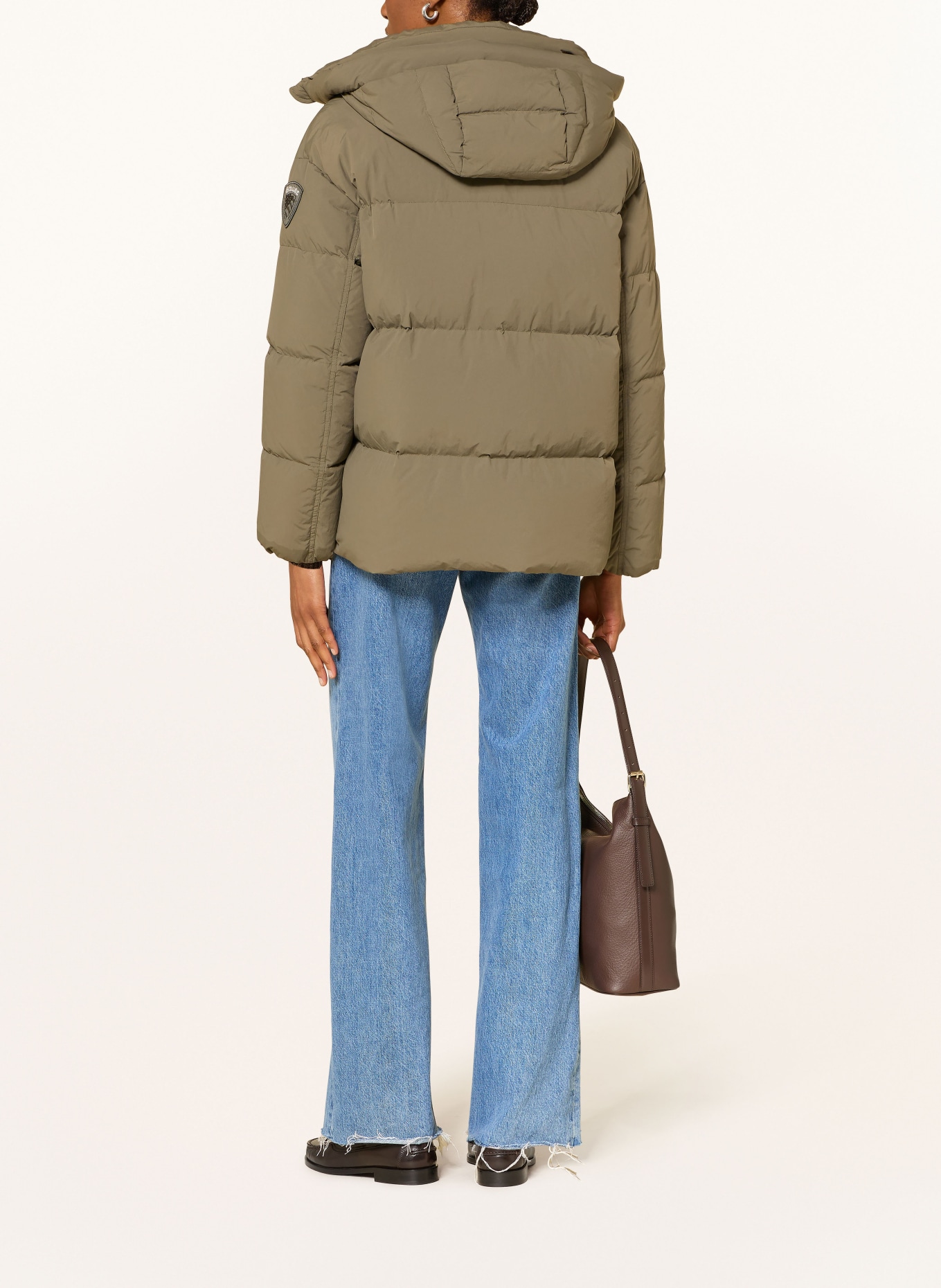 Blauer Daunenjacke NAPIER: GRÜN