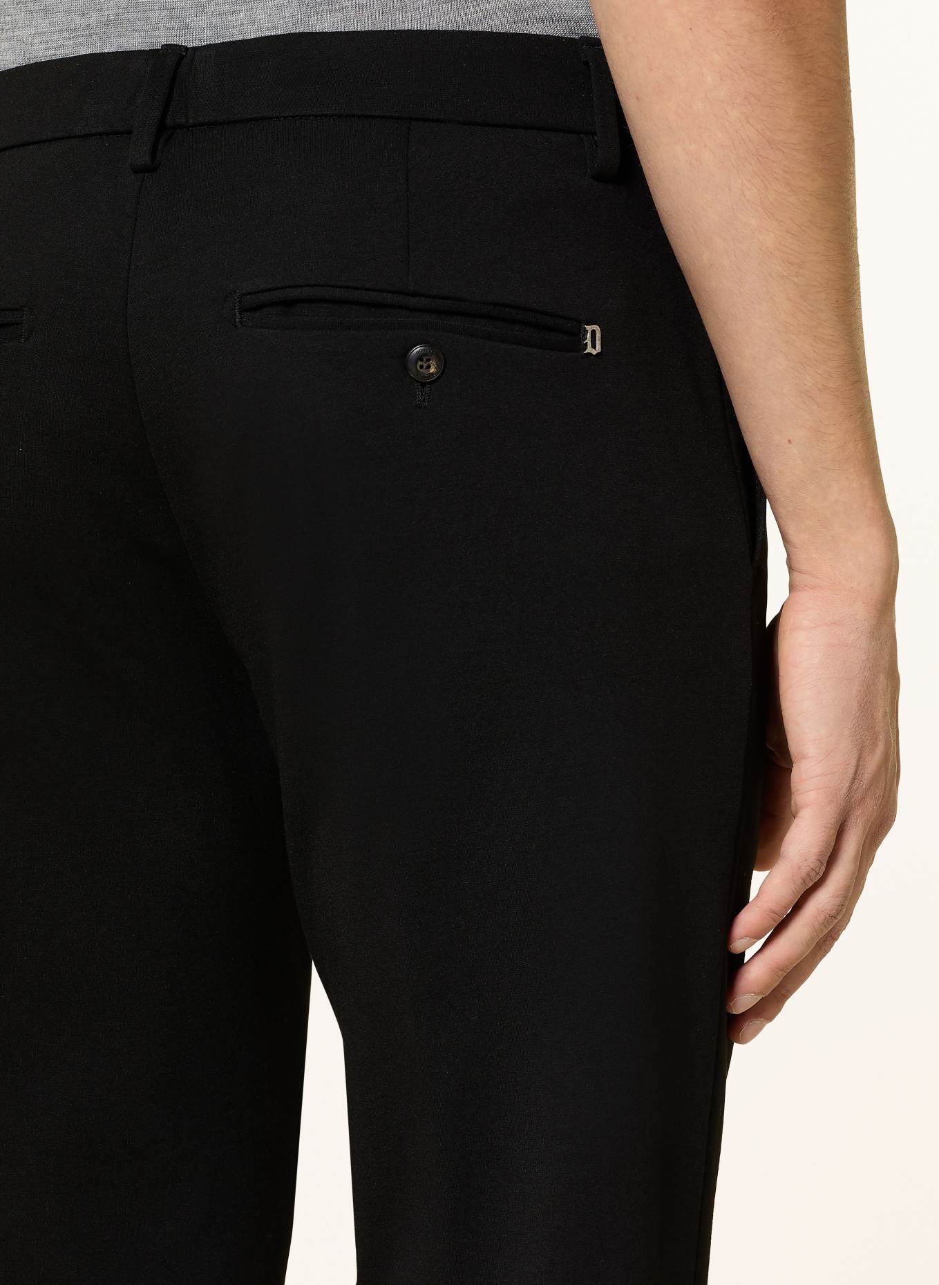 Dondup Chino GAUBERT Regular Fit: SCHWARZ