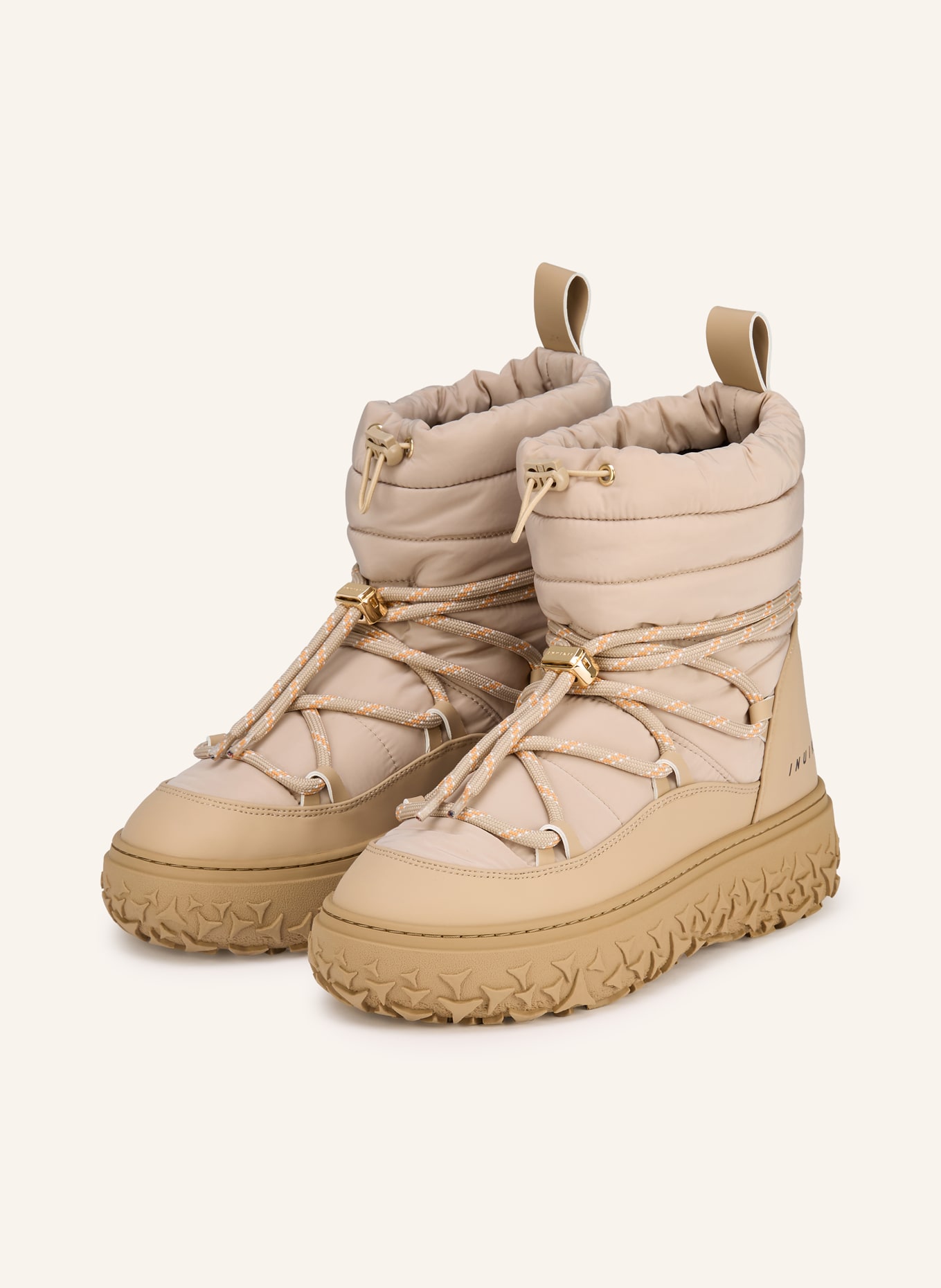 INUIKII Schnürboots TECHNICAL PERFORMANCE: BEIGE