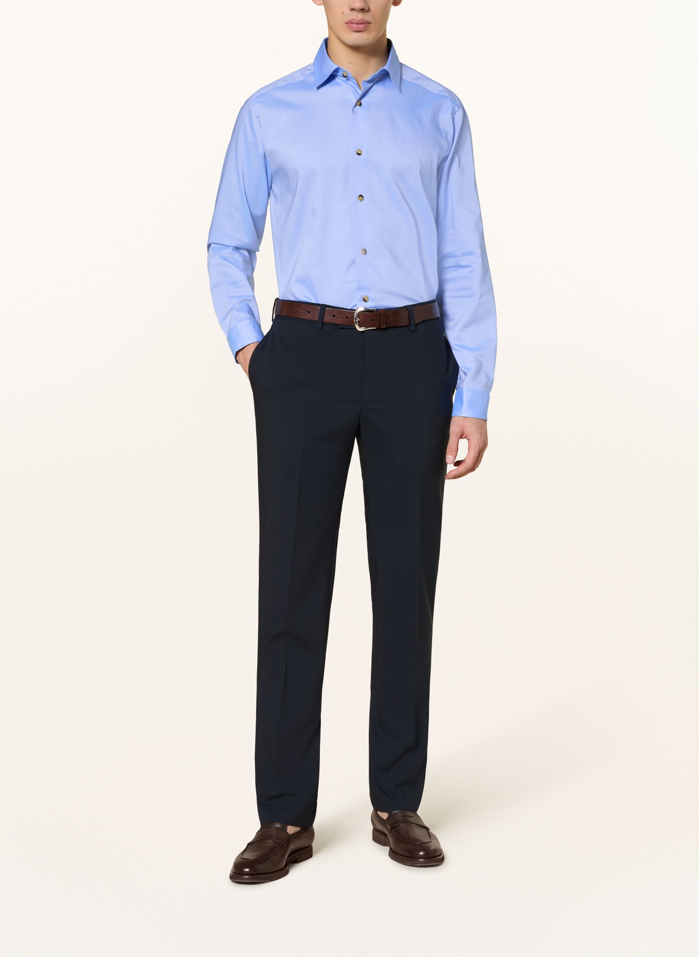 Stenströms Hemd Regular Fit: HELLBLAU