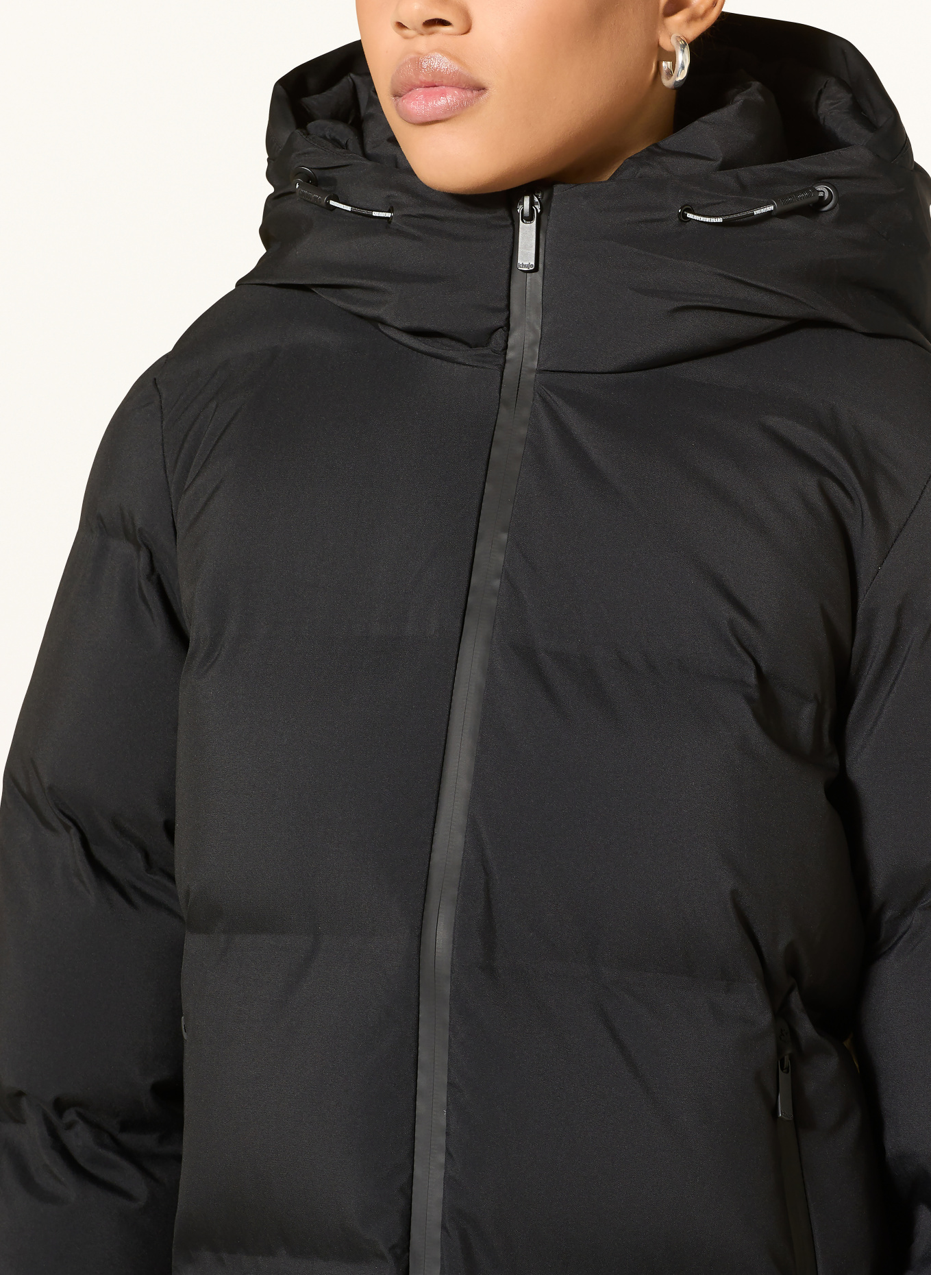 khujo Steppmantel: SCHWARZ