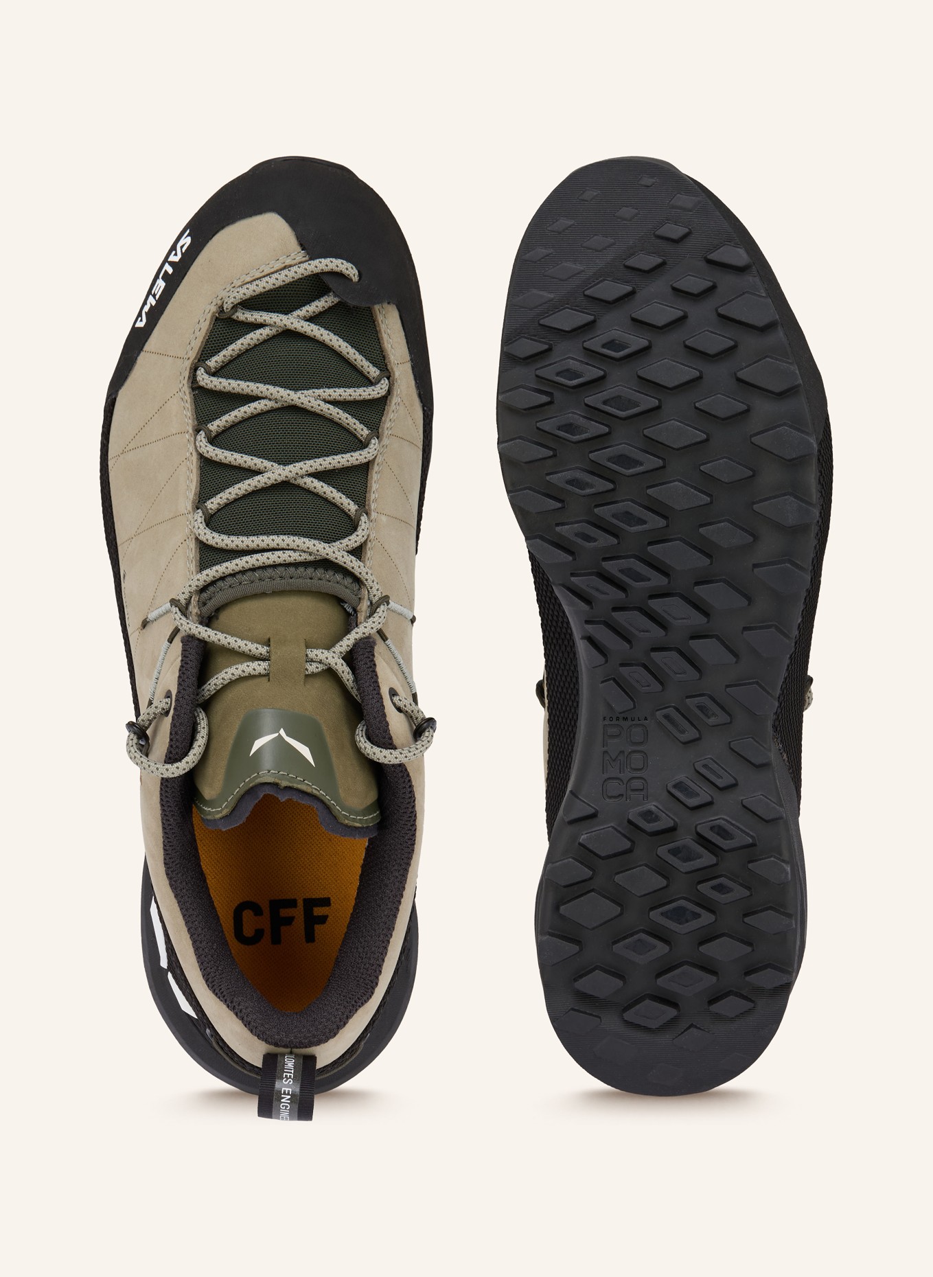 SALEWA Wanderschuhe WILDFIRE LEATHER 2 GTX: OLIV / WEISS / SCHWARZ