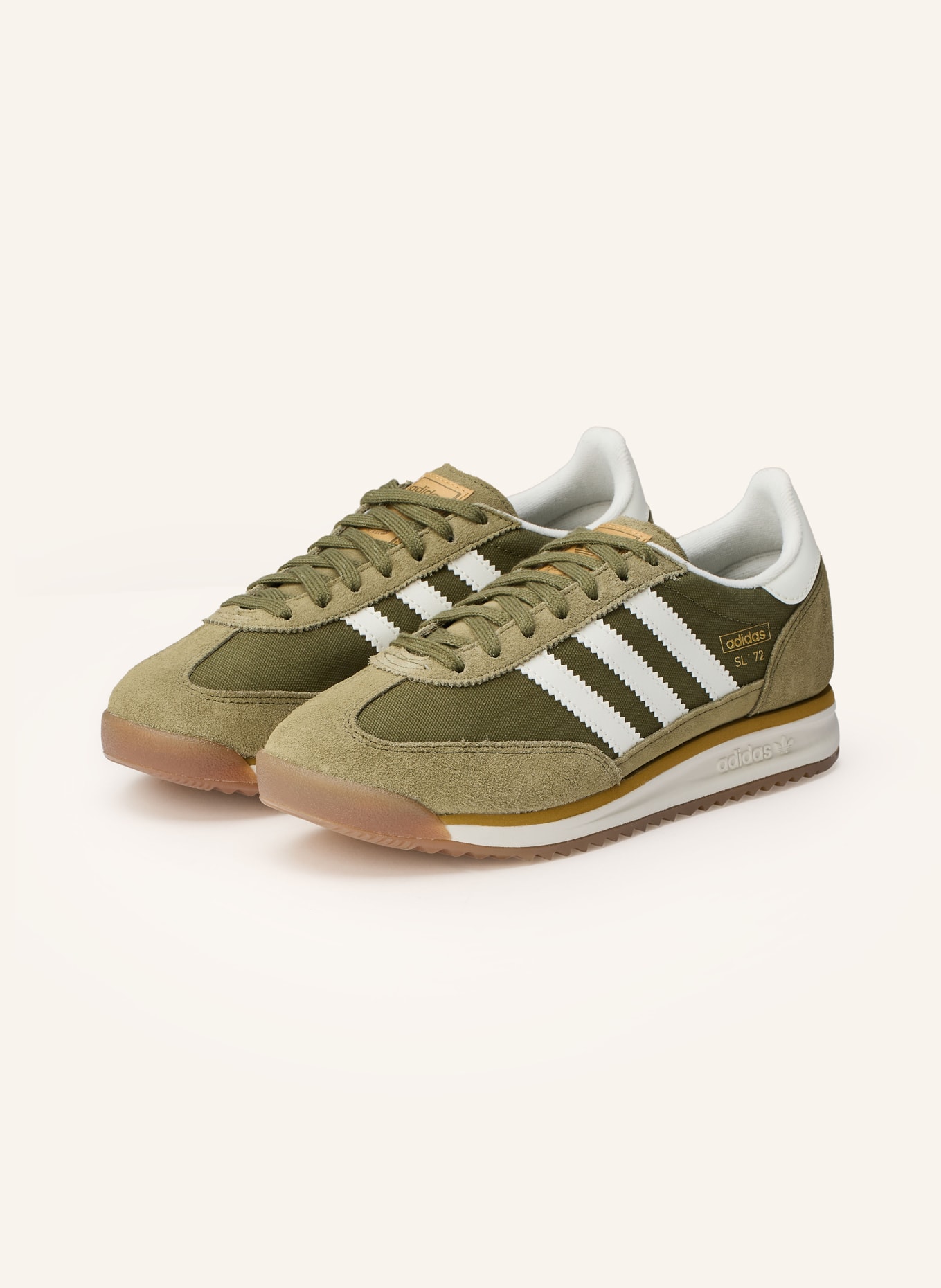 adidas Originals Sneaker SL 72 RS: OLIV / BEIGE / WEISS