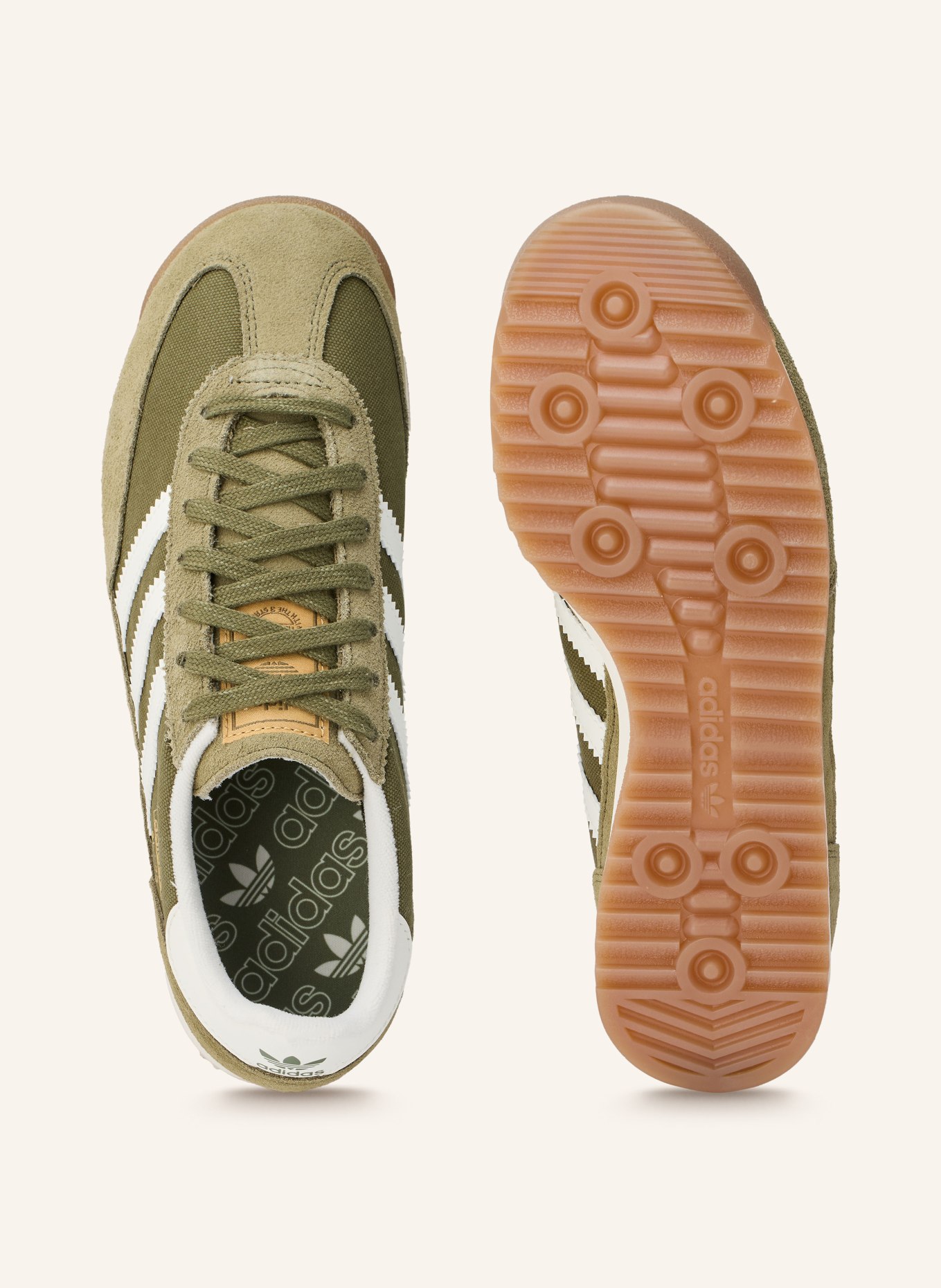 adidas Originals Sneaker SL 72 RS: OLIV / BEIGE / WEISS