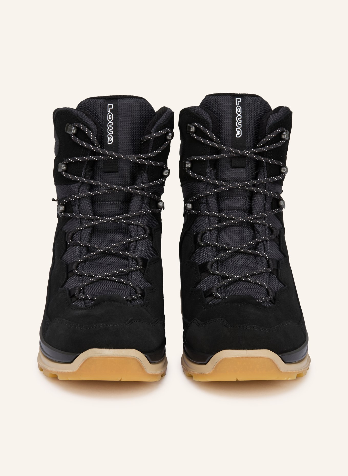 LOWA Wanderschuhe OTTAWA EVO GTX: SCHWARZ / BEIGE