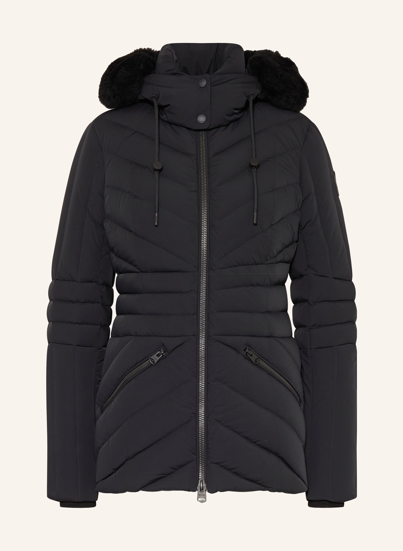 Mackage Daunenjacke mit abnehmbarer Kapuze: SCHWARZ