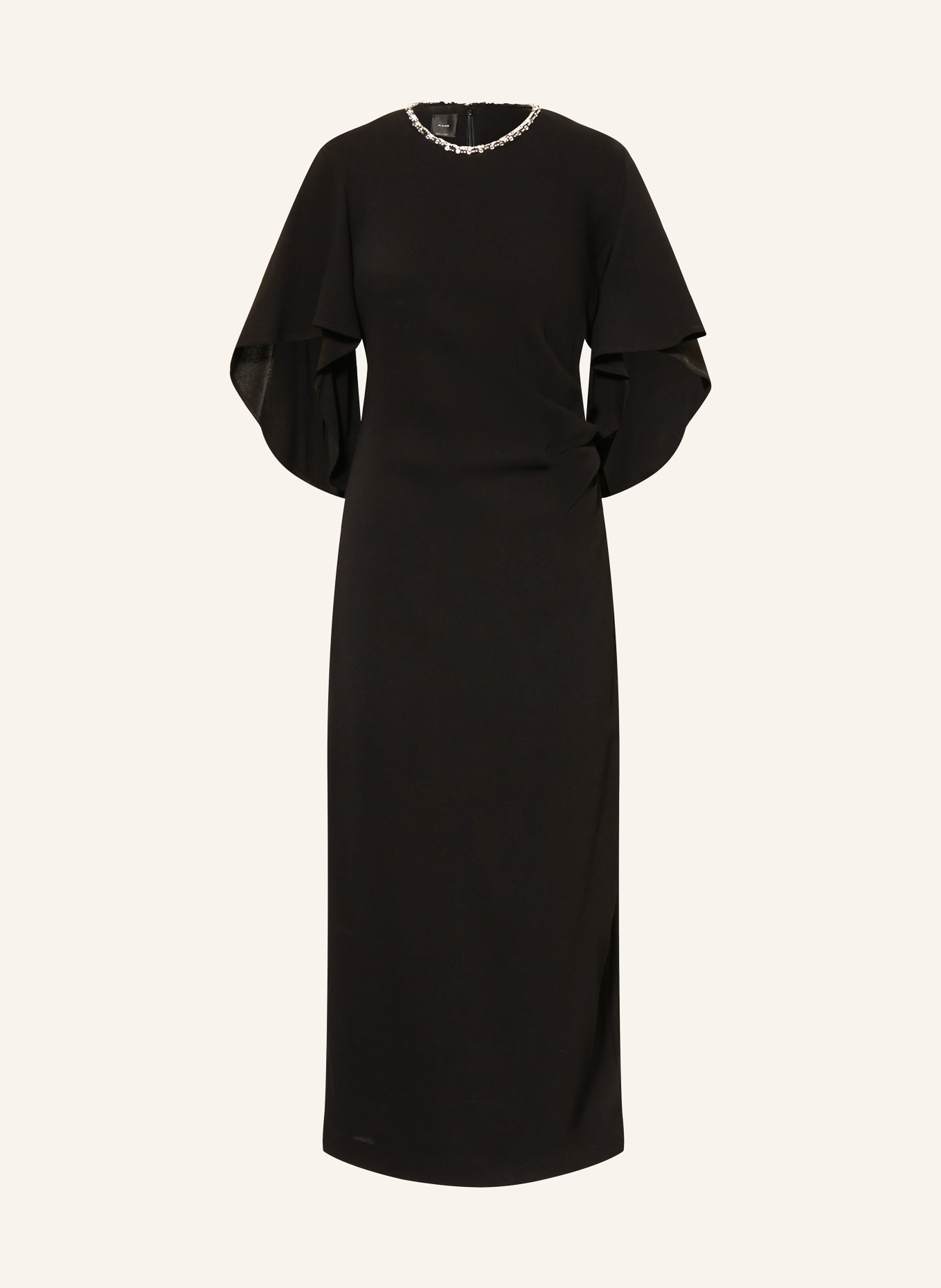 PINKO Etuikleid: SCHWARZ / SILBER