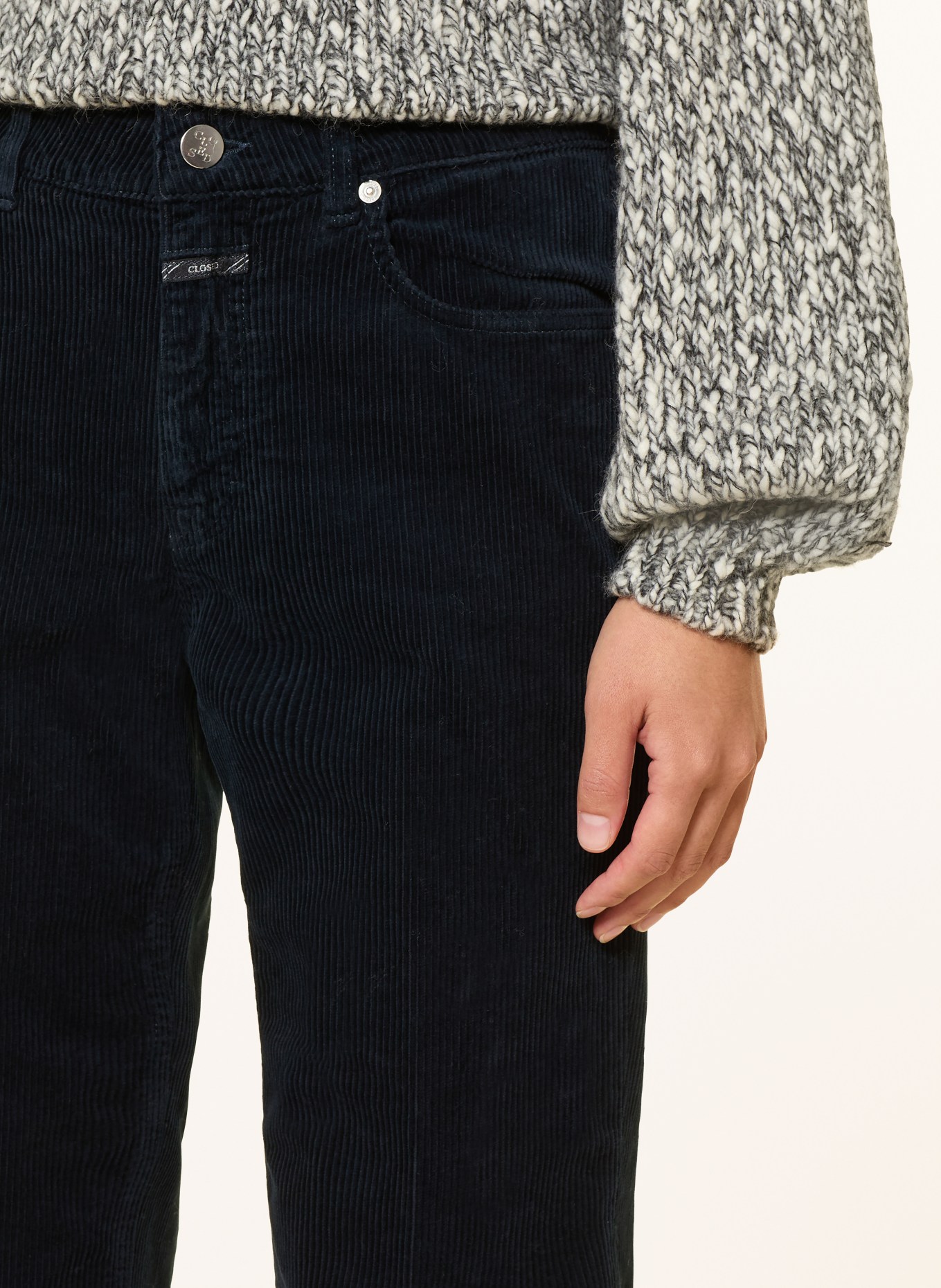 CLOSED Cordhose MILO: 568 DARK NIGHT