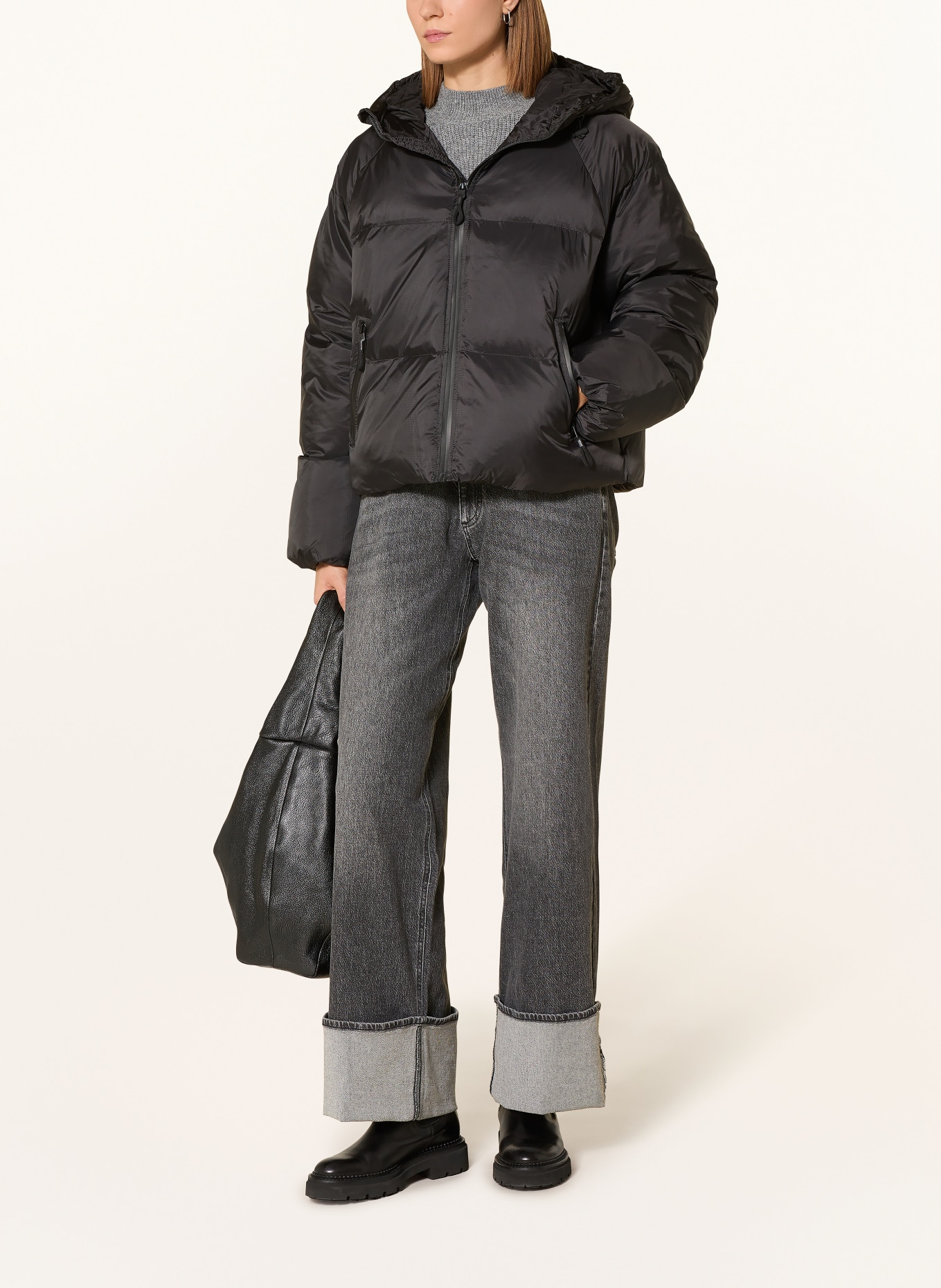 WITHBLACK Daunenjacke WBLEMMA: SCHWARZ