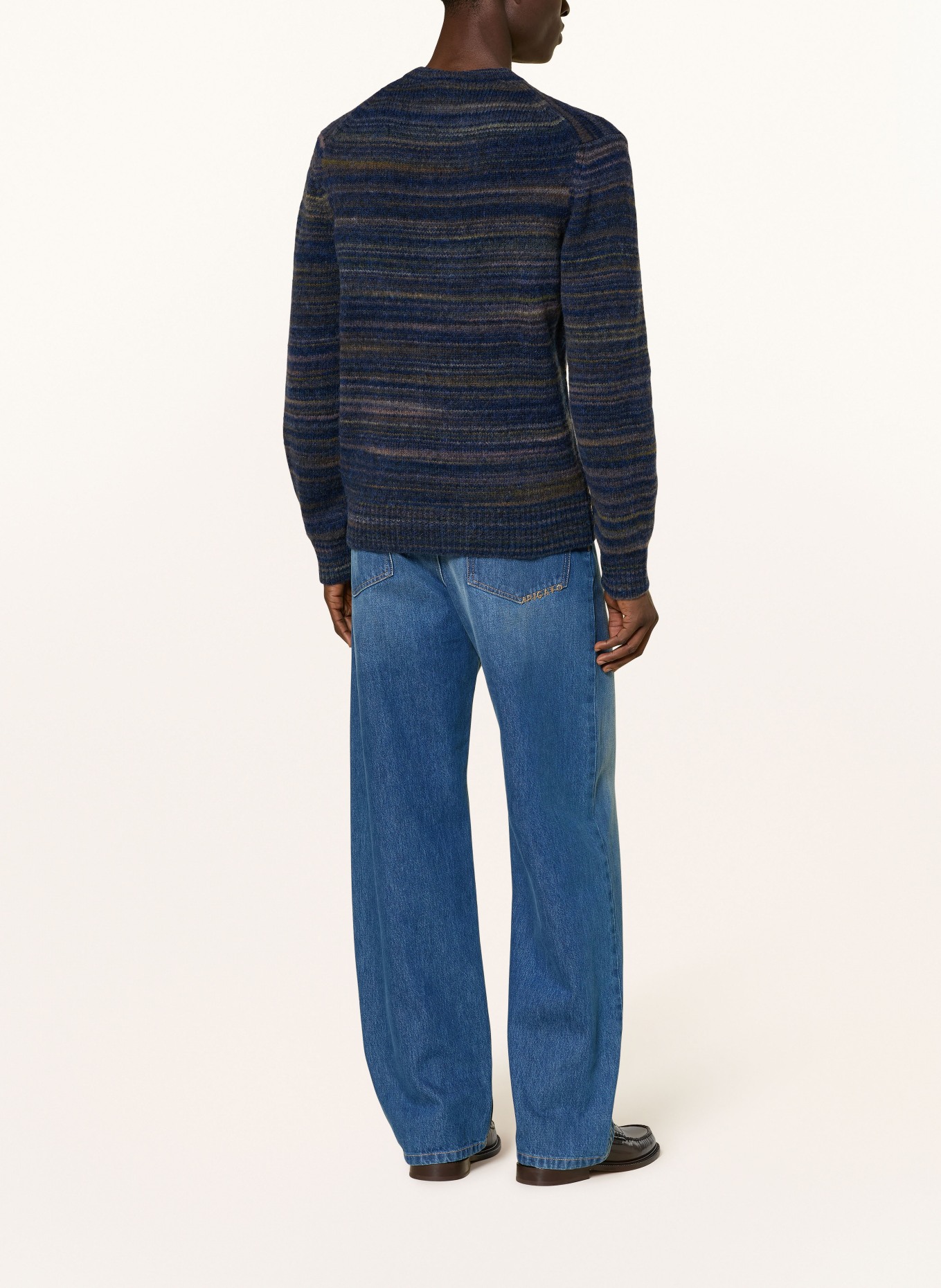 LACOSTE Pullover: DUNKELBLAU / BRAUN / GRÜN