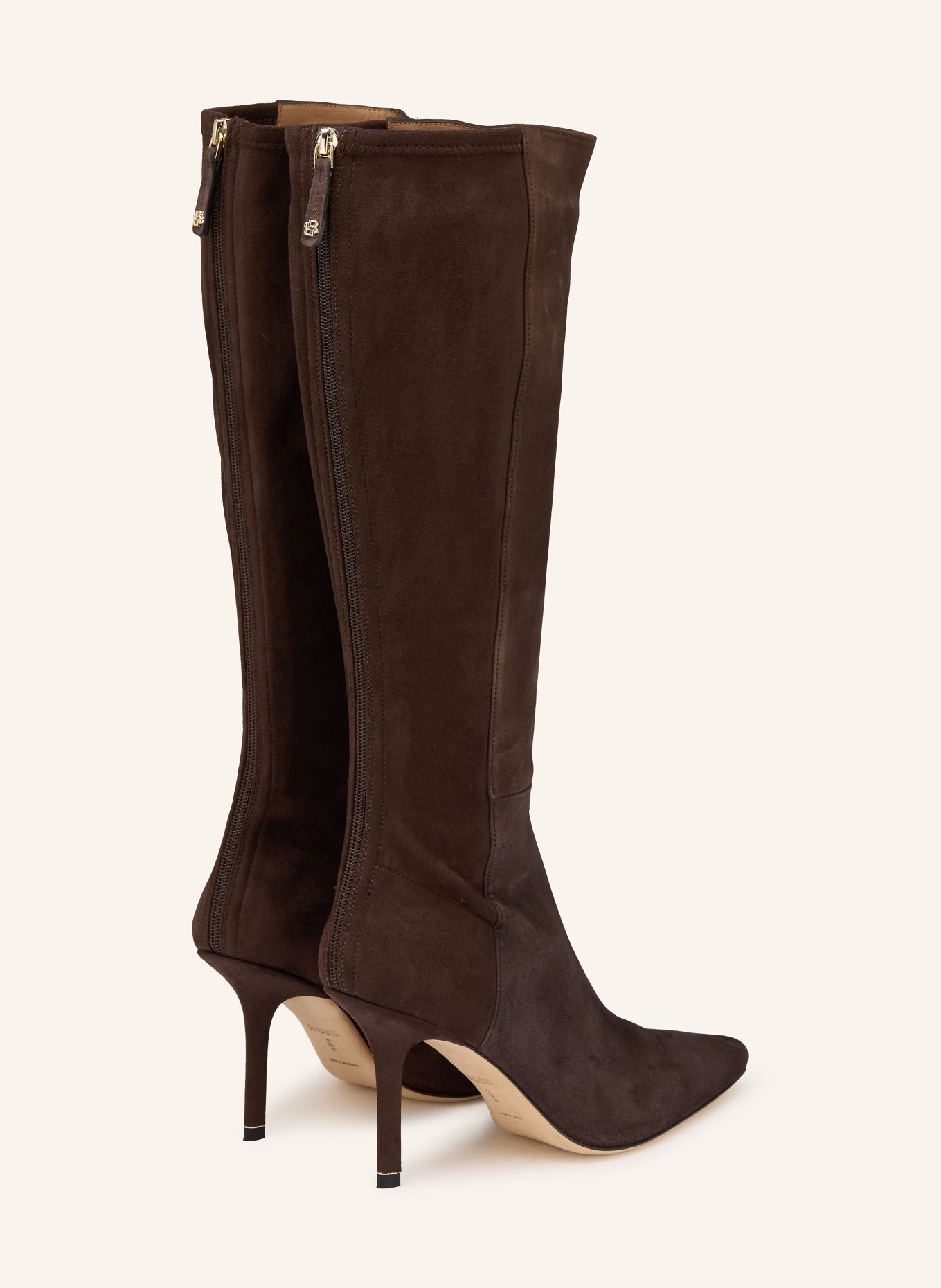 BOSS Stiefel CHARLIZE: DUNKELBRAUN