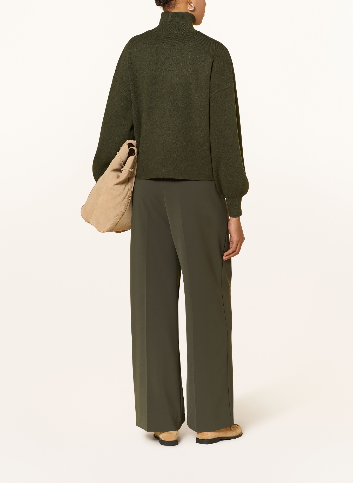 MSCH COPENHAGEN Rollkragenpullover MSCHMERCY: DUNKELGRÜN