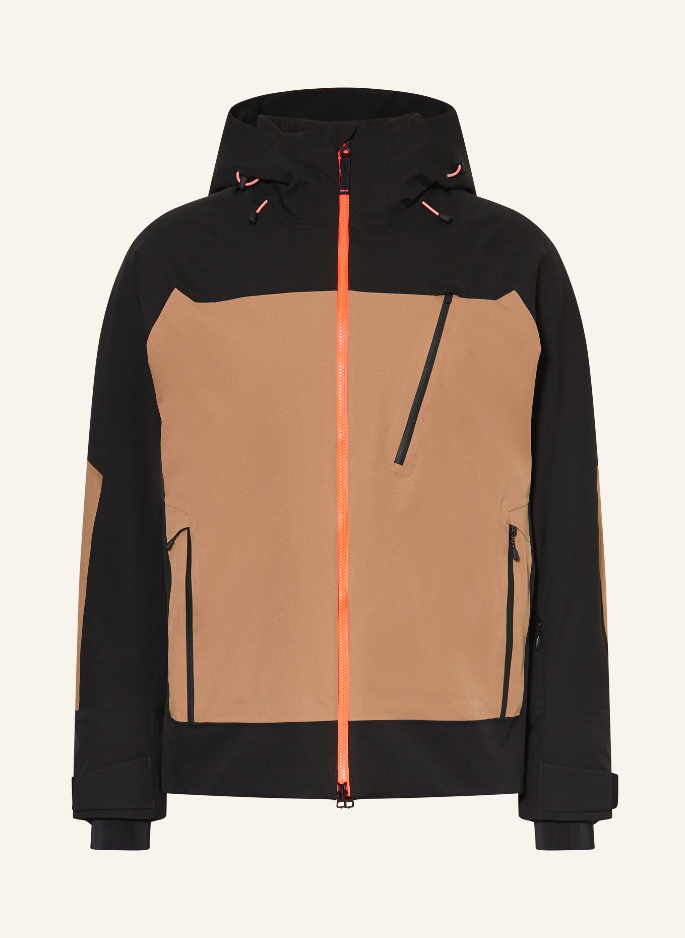 FIRE+ICE Skijacke TAJO-T: CAMEL / SCHWARZ
