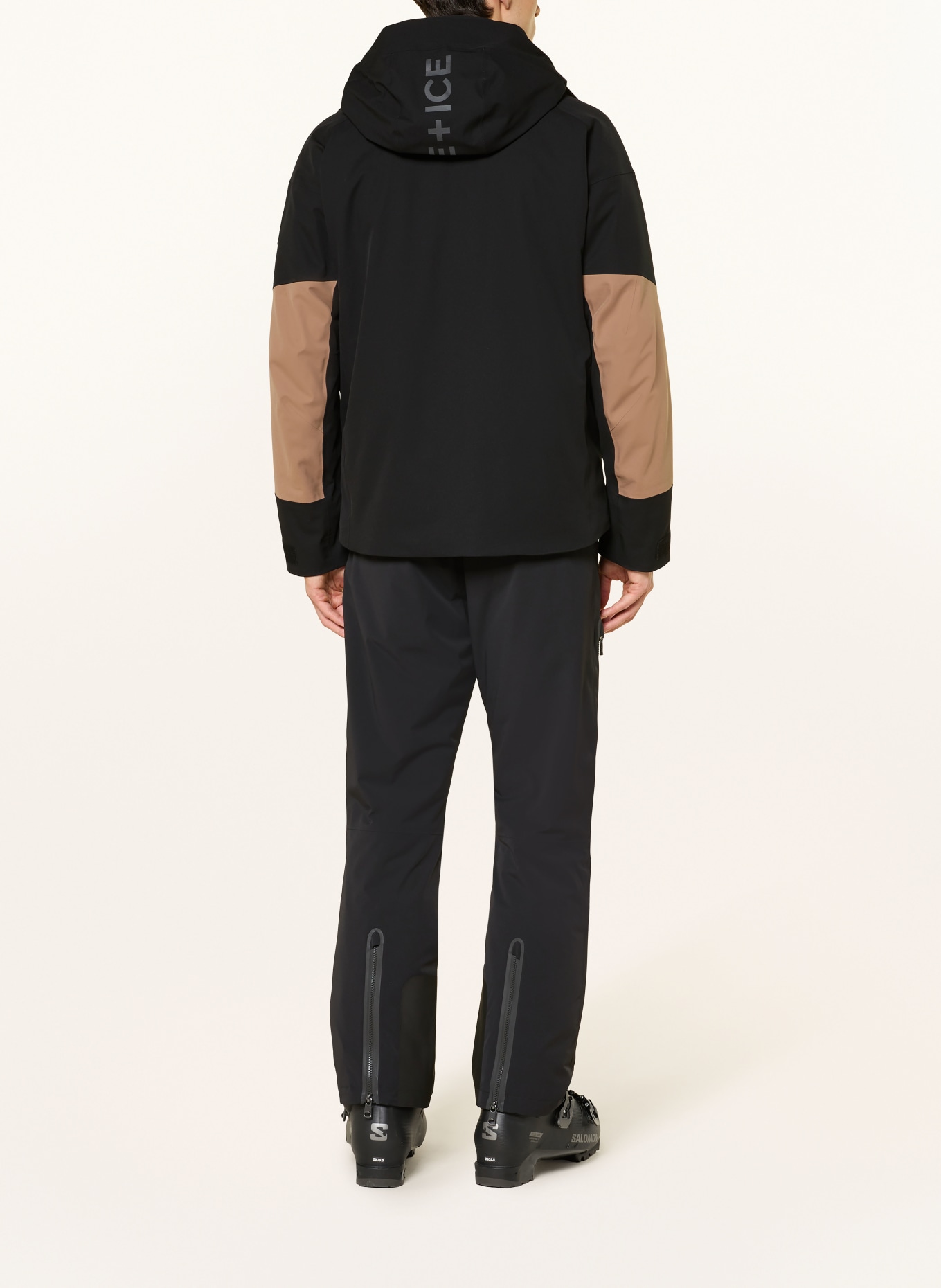 FIRE+ICE Skijacke TAJO-T: CAMEL / SCHWARZ