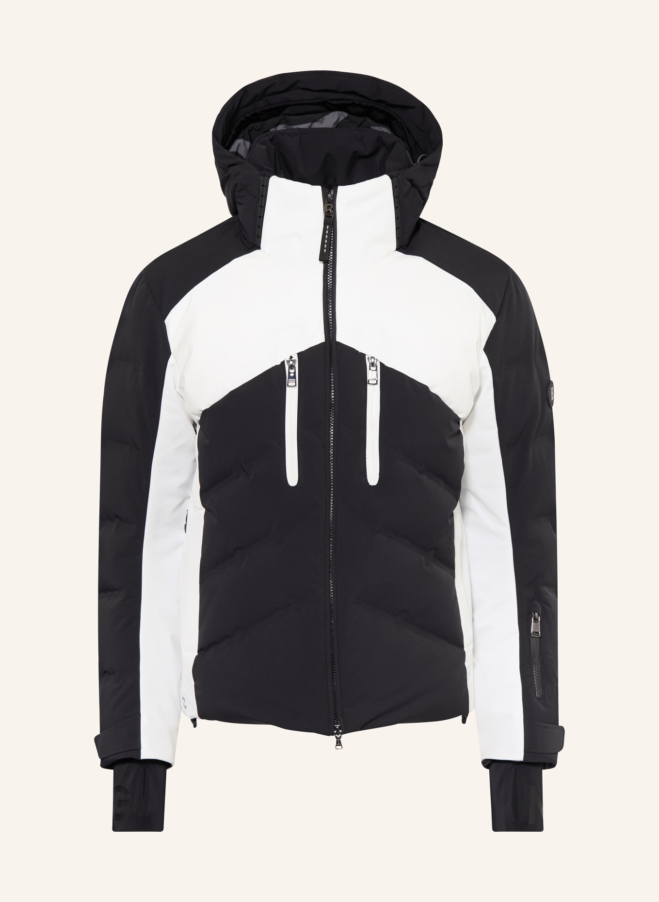 BOGNER Puchowa kurtka narciarska JERVIS-D: CZARNY / BIAŁY