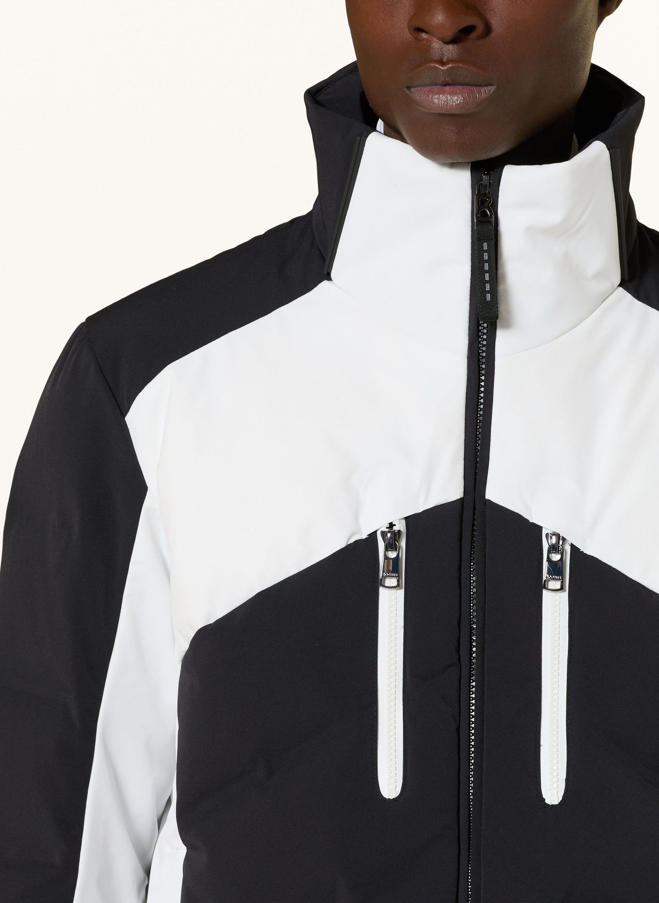 BOGNER Puchowa kurtka narciarska JERVIS-D: CZARNY / BIAŁY