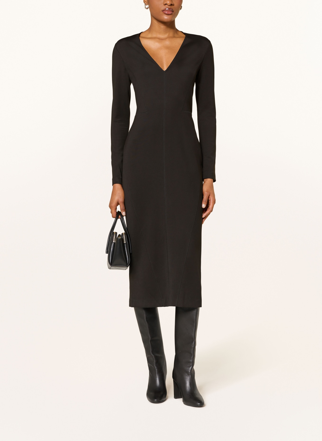 ANTONELLI firenze Etuikleid MARRON: SCHWARZ