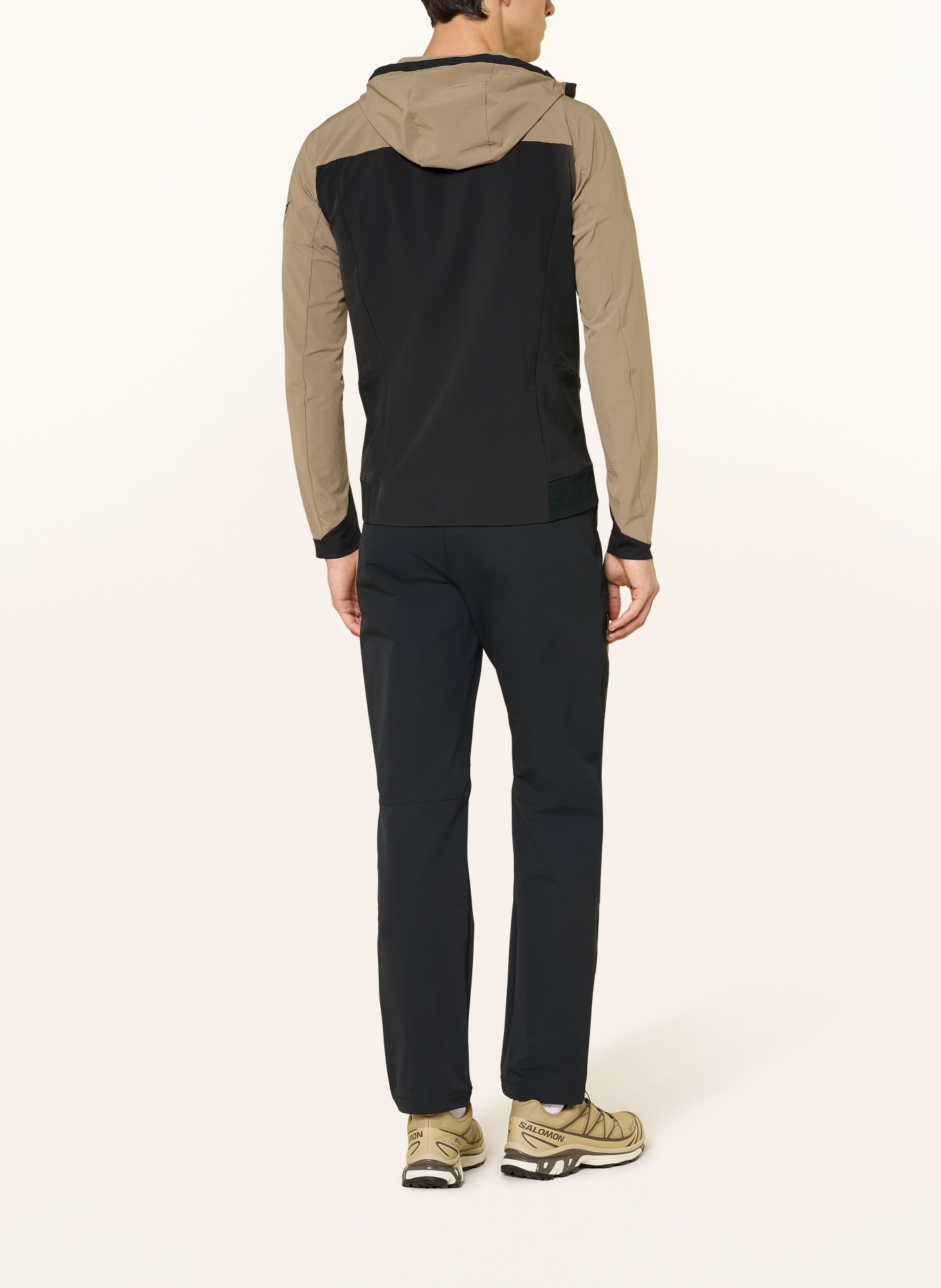 DYNAFIT Jacke RIDGE THERMAL: SCHWARZ / TAUPE