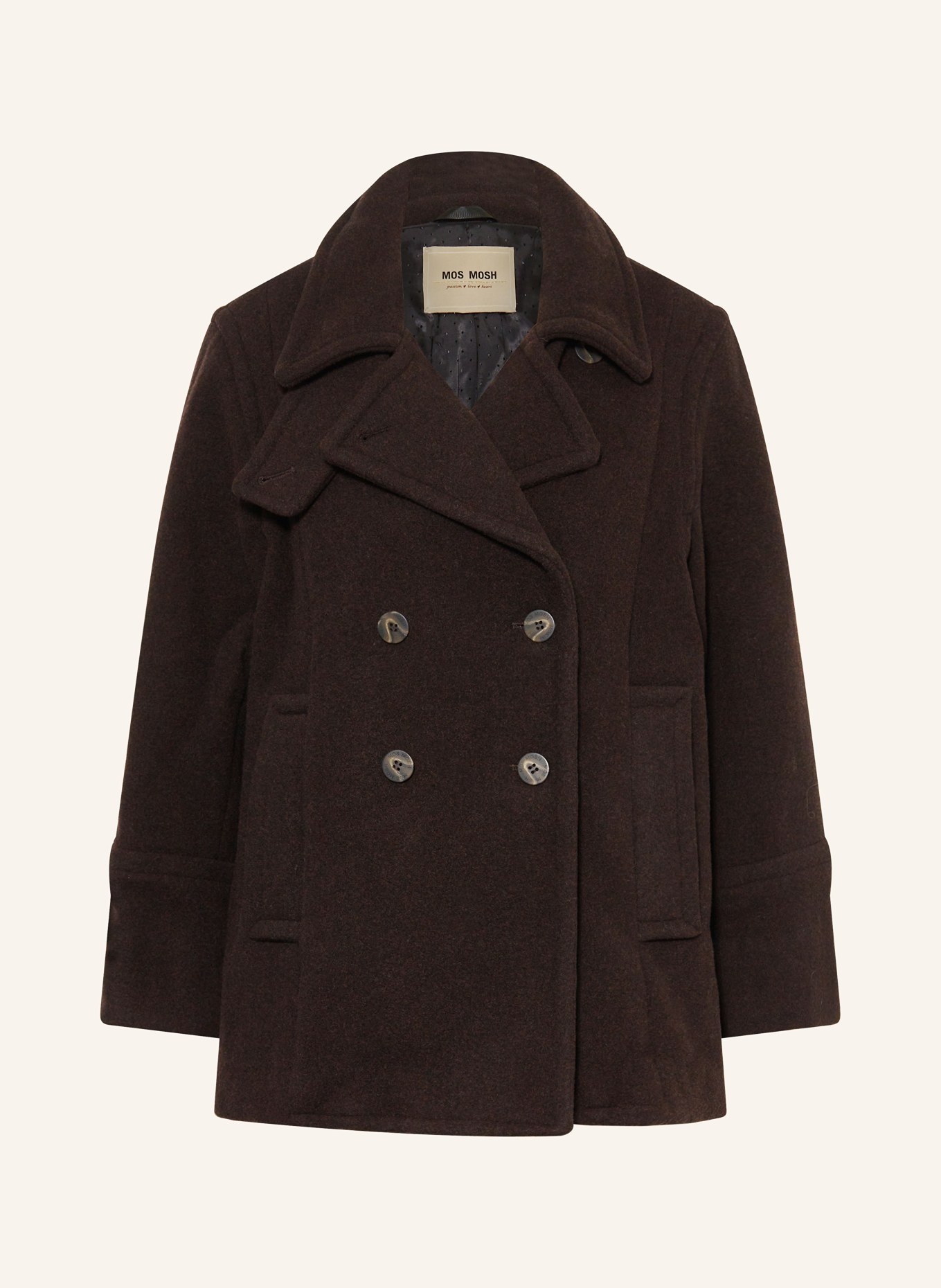 MOS MOSH Cabanjacke MMCHARLY: DUNKELBRAUN