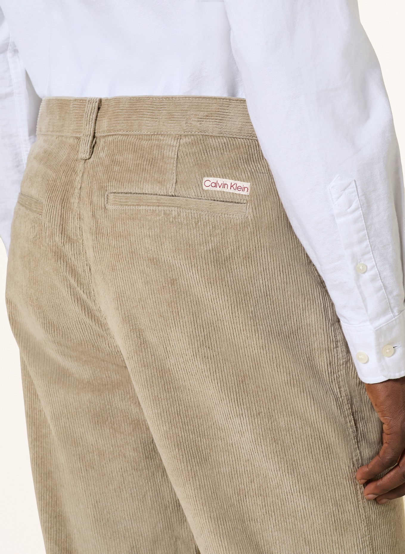 Calvin Klein Jeans Cordhose 90s STRAIGHT Regular Fit: RAK Vintage Khaki