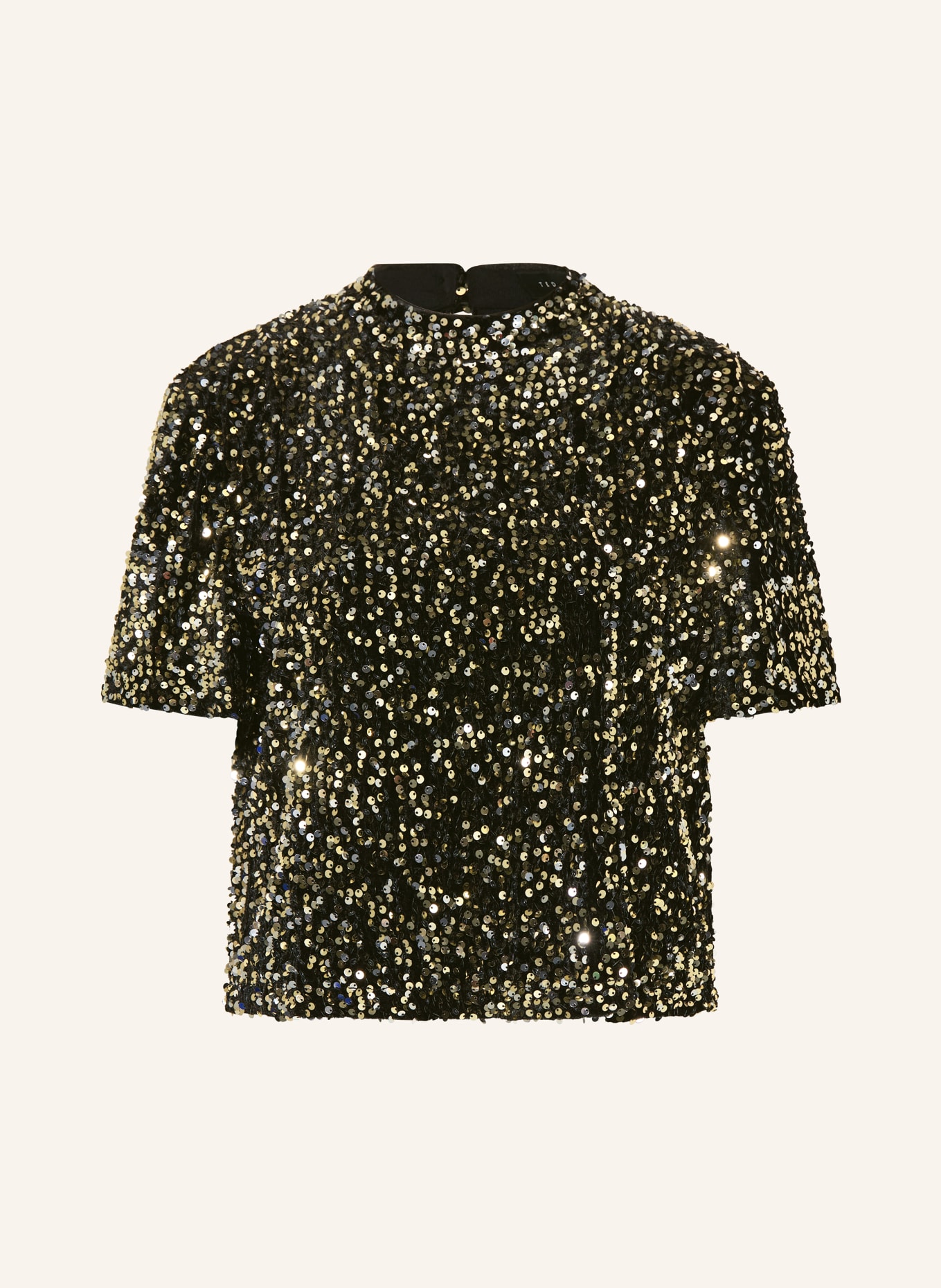 TED BAKER Blusenshirt ZARHAAA mit Pailletten: SCHWARZ