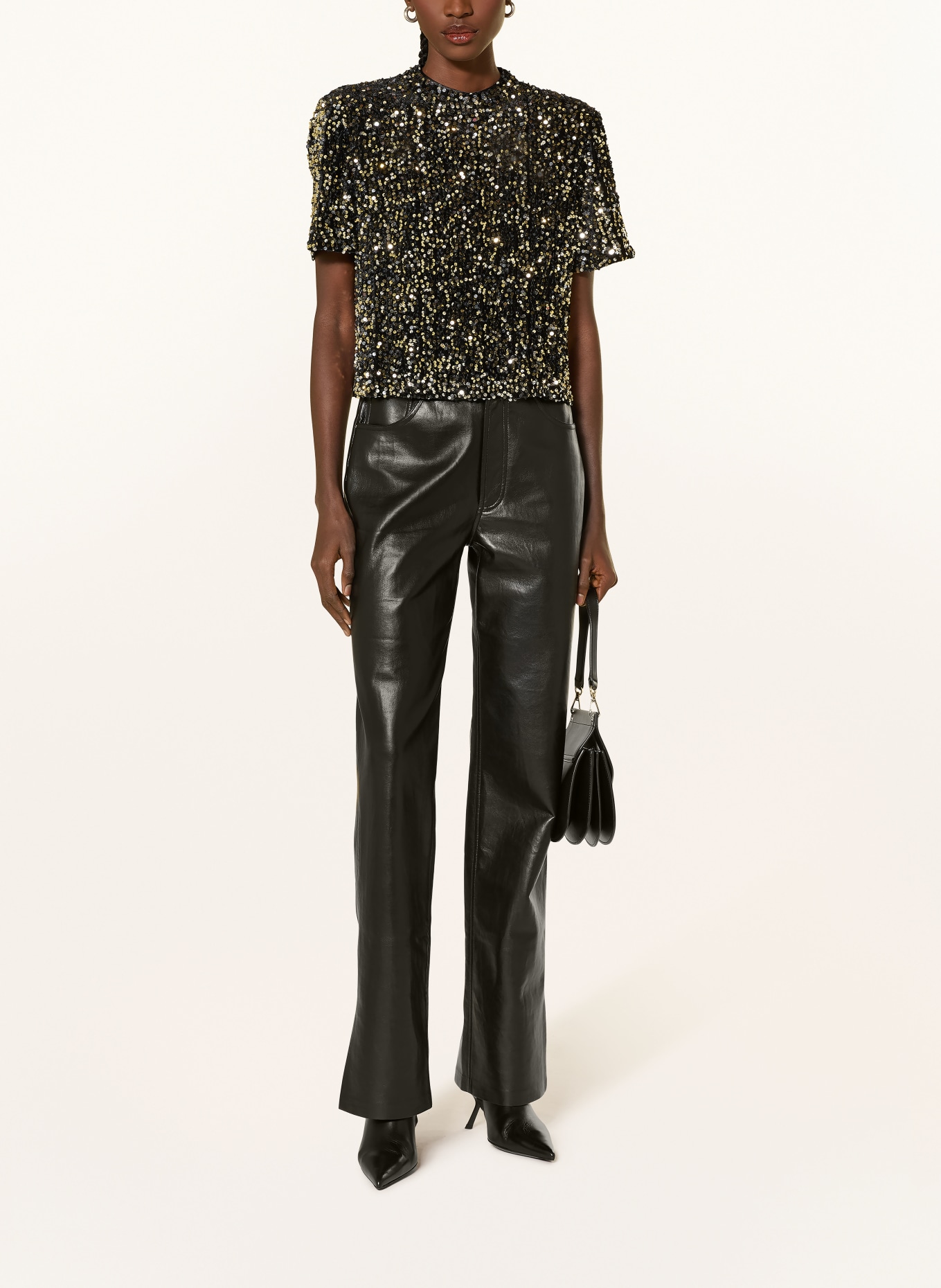 TED BAKER Blusenshirt ZARHAAA mit Pailletten: SCHWARZ