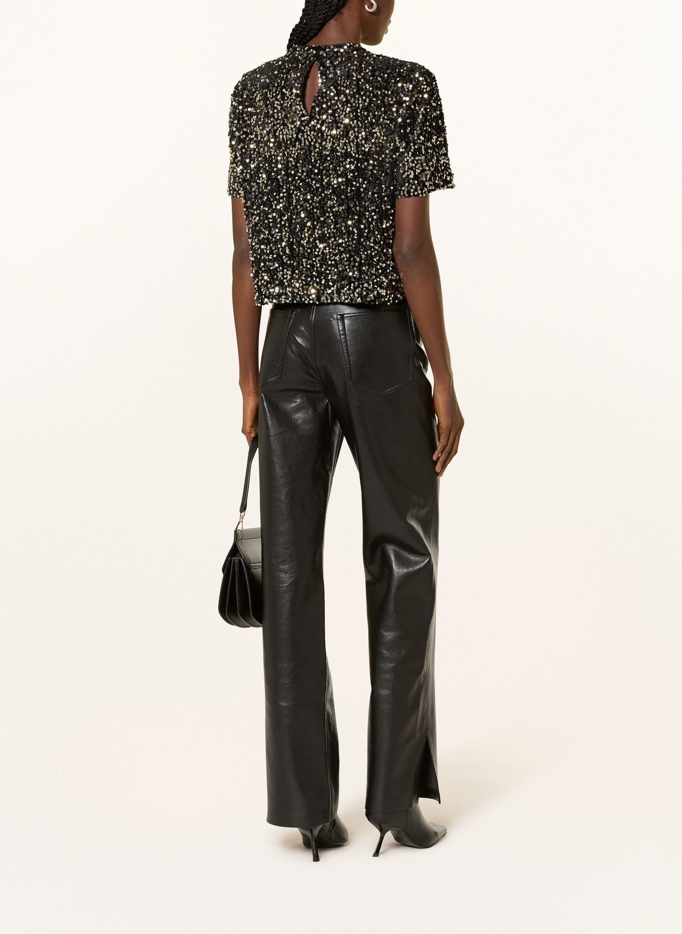 TED BAKER Blusenshirt ZARHAAA mit Pailletten: SCHWARZ