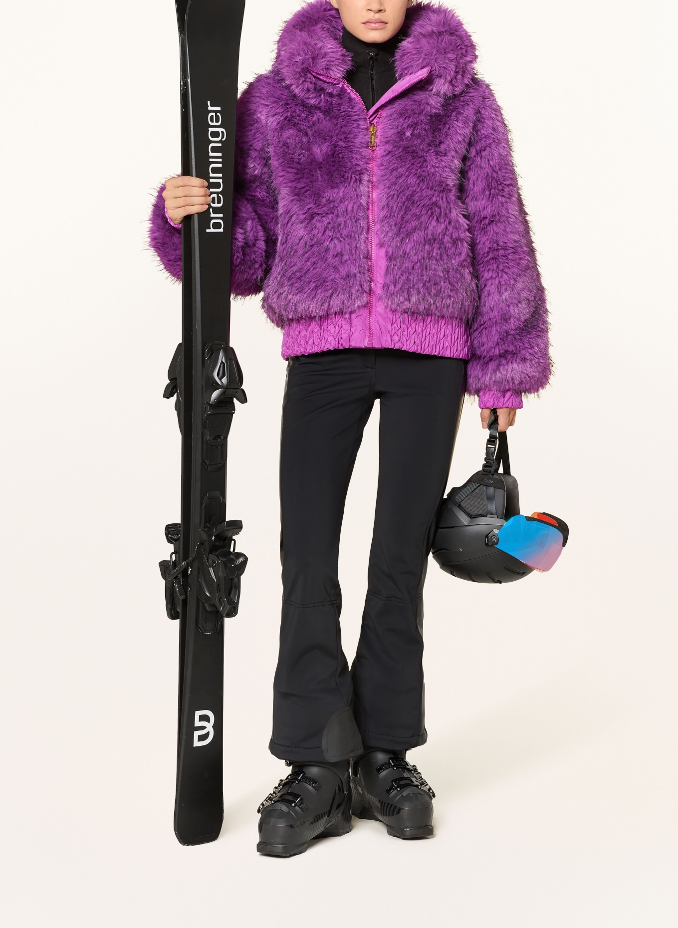 GOLDBERGH Skijacke INDIRA zum Wenden: NEONLILA