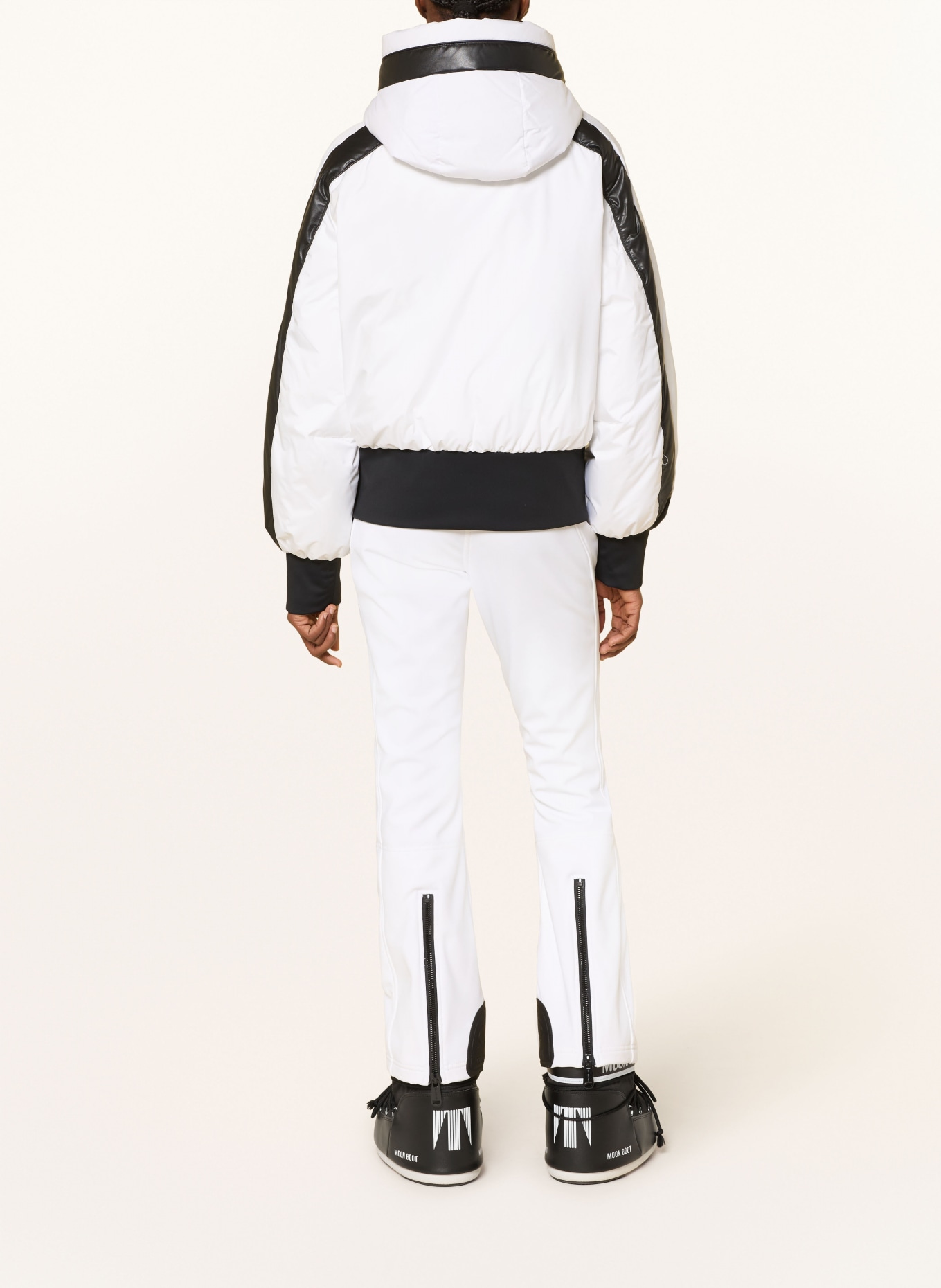 GOLDBERGH Daunen-Skijacke VOLARE: WEISS / SCHWARZ