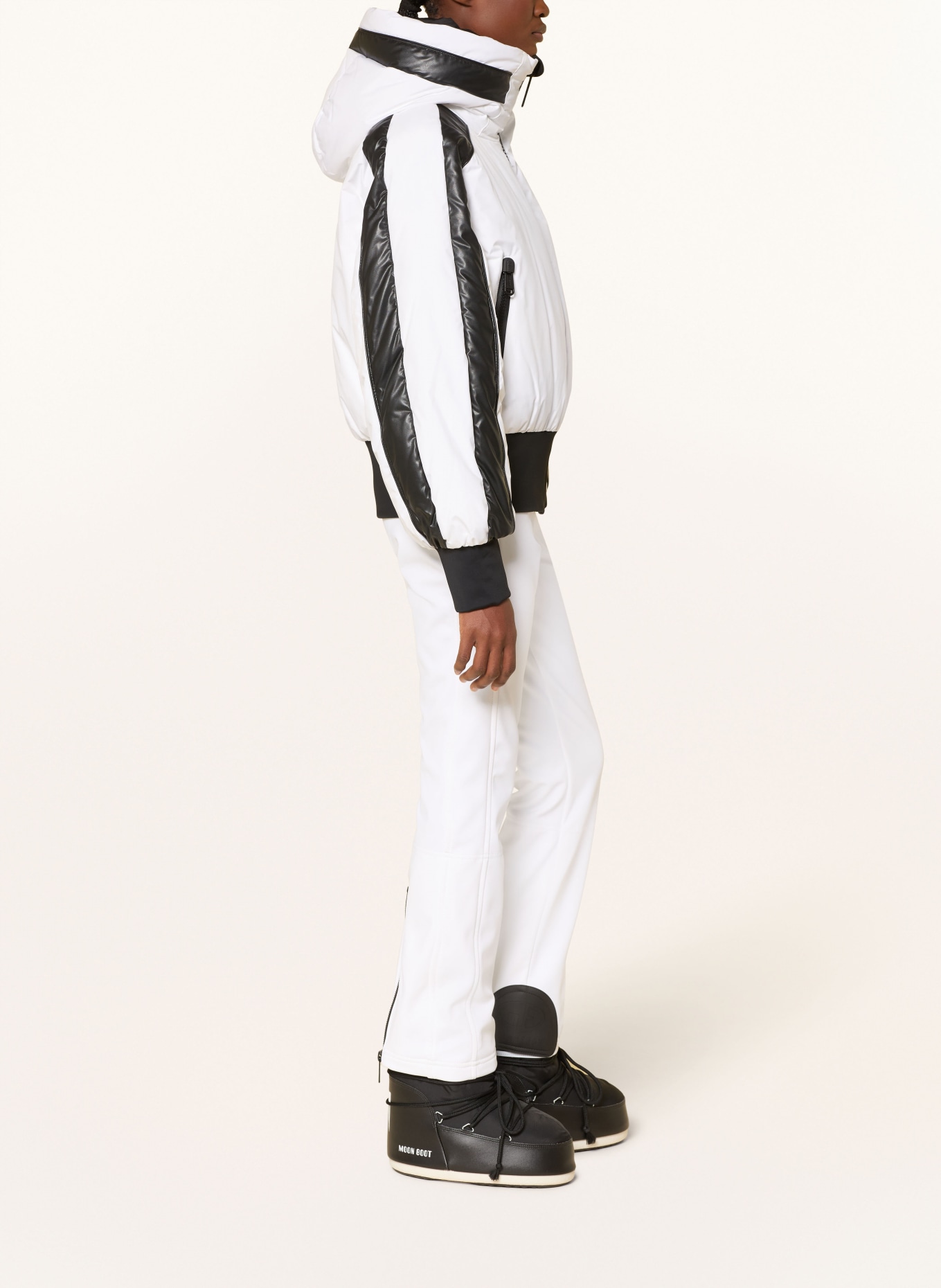 GOLDBERGH Daunen-Skijacke VOLARE: WEISS / SCHWARZ