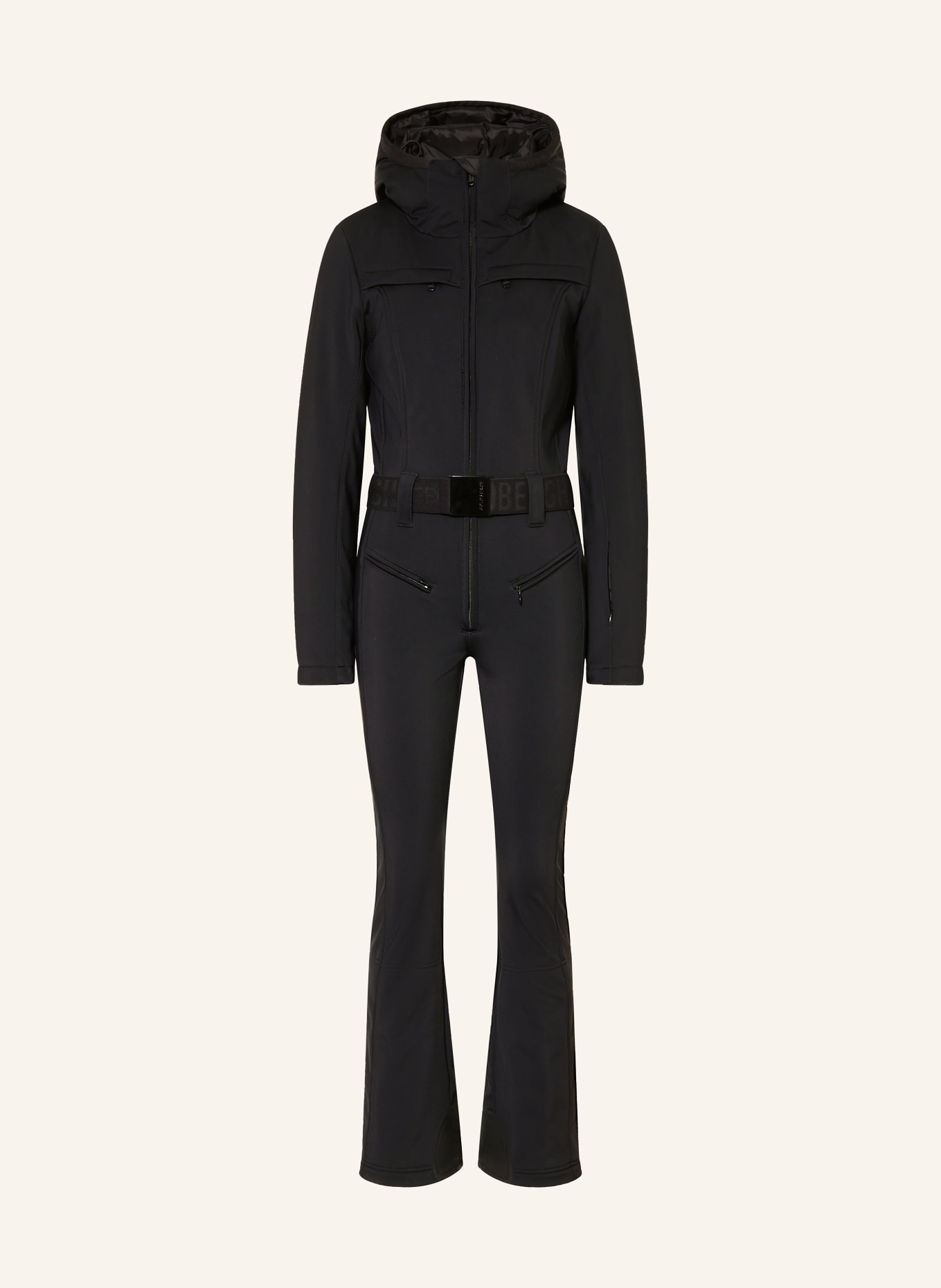 GOLDBERGH Daunen-Ski-Overall PARRY: SCHWARZ / GOLD