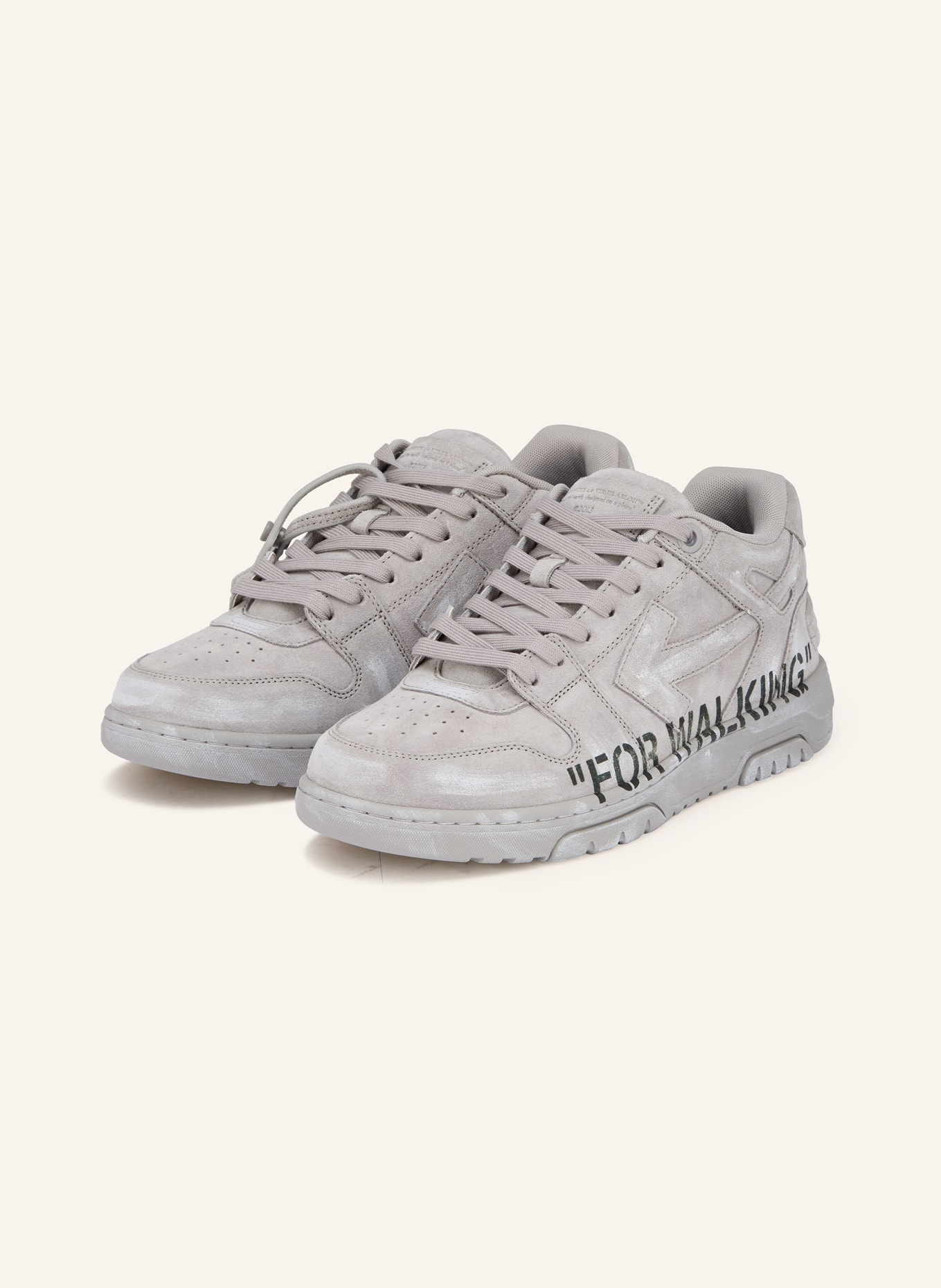 Off-White Sneaker  OUT OF OFFICE FOR WALKING: GRAU