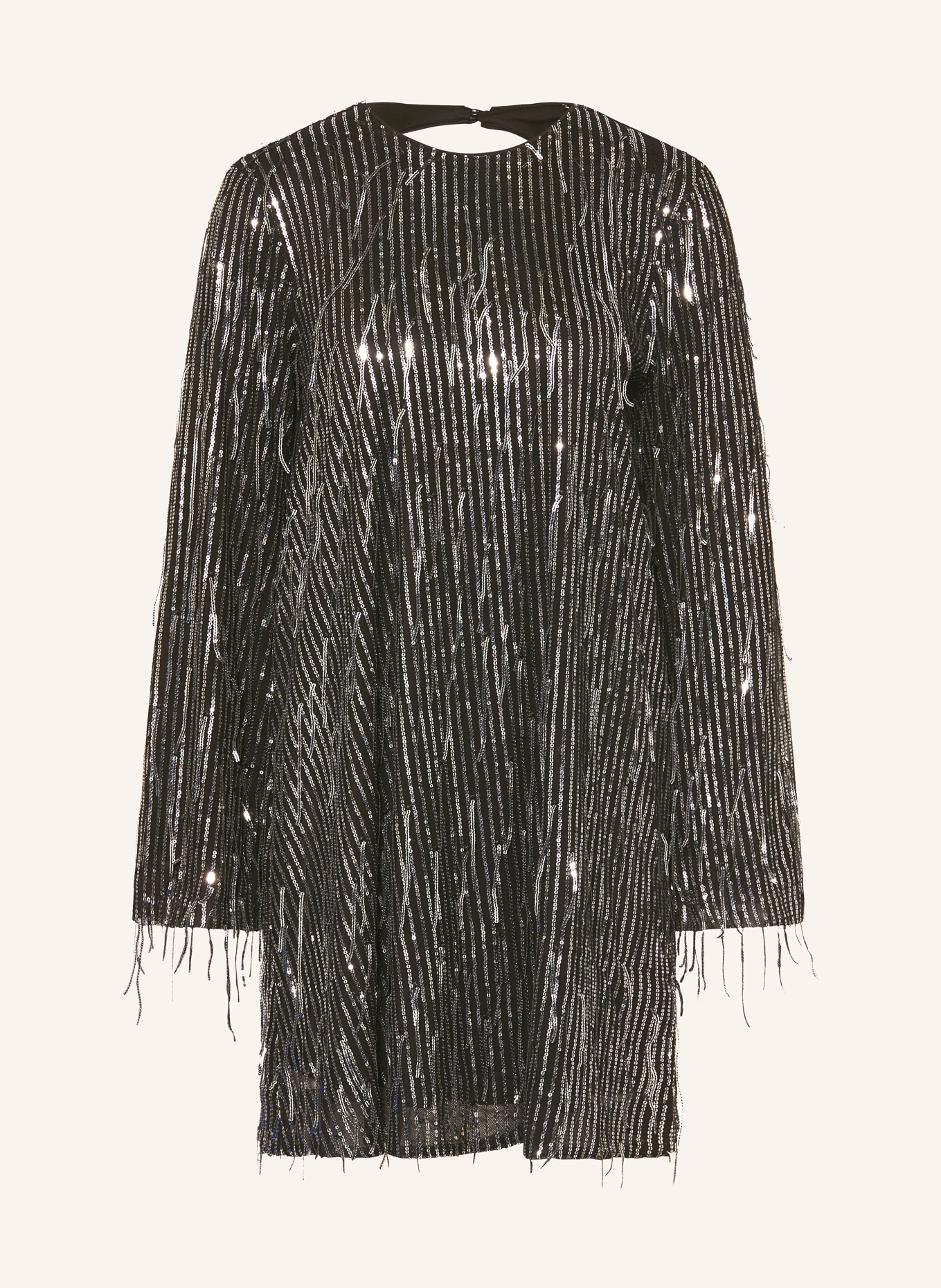 Y.A.S. Cocktailkleid: SCHWARZ / SILBER