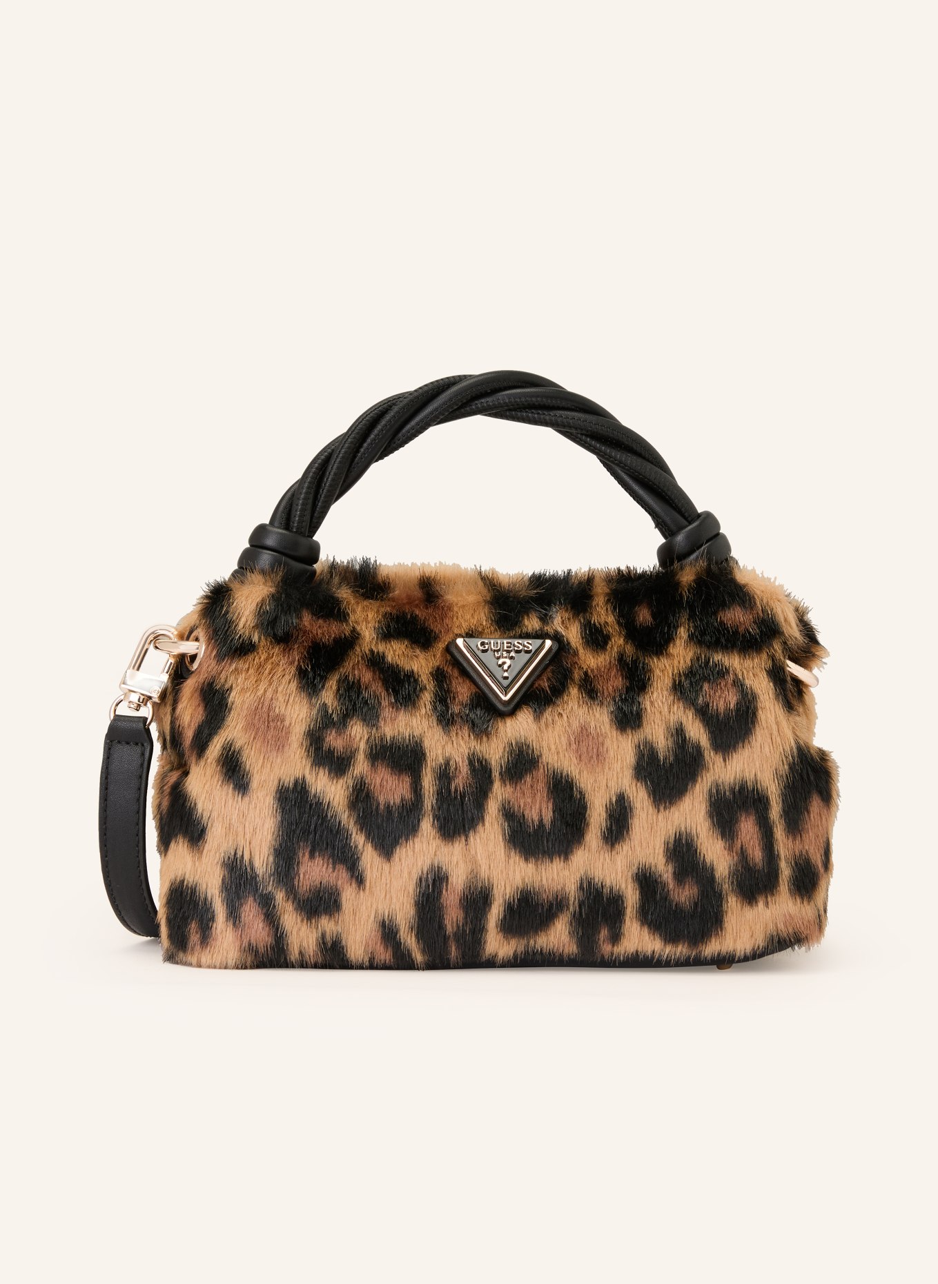 GUESS Umhängetasche SHAIDA: BRAUN / SCHWARZ