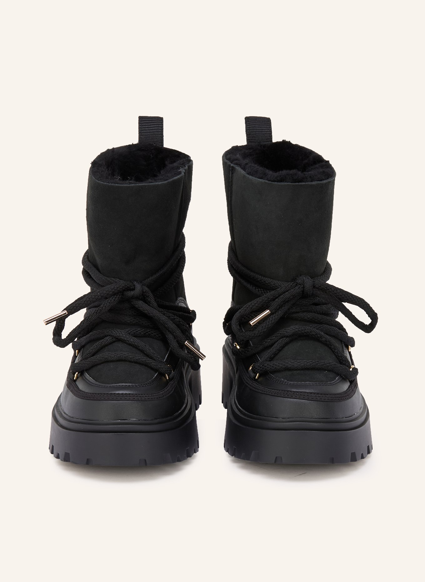 TOMMY HILFIGER Schnürboots: SCHWARZ