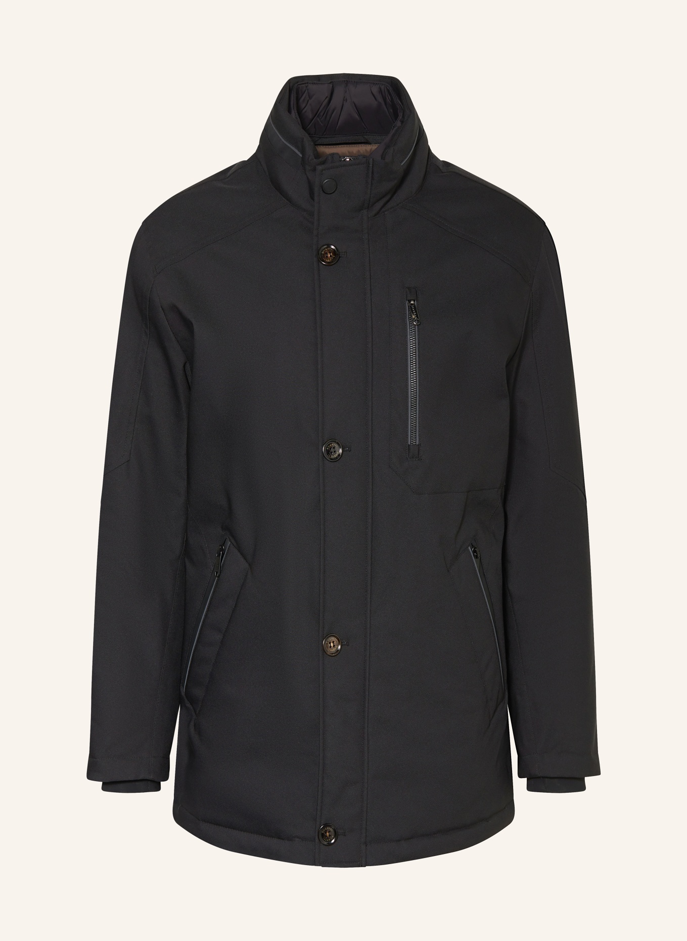 bugatti Jacke mit herausnehmbarer Blende: DUNKELBLAU